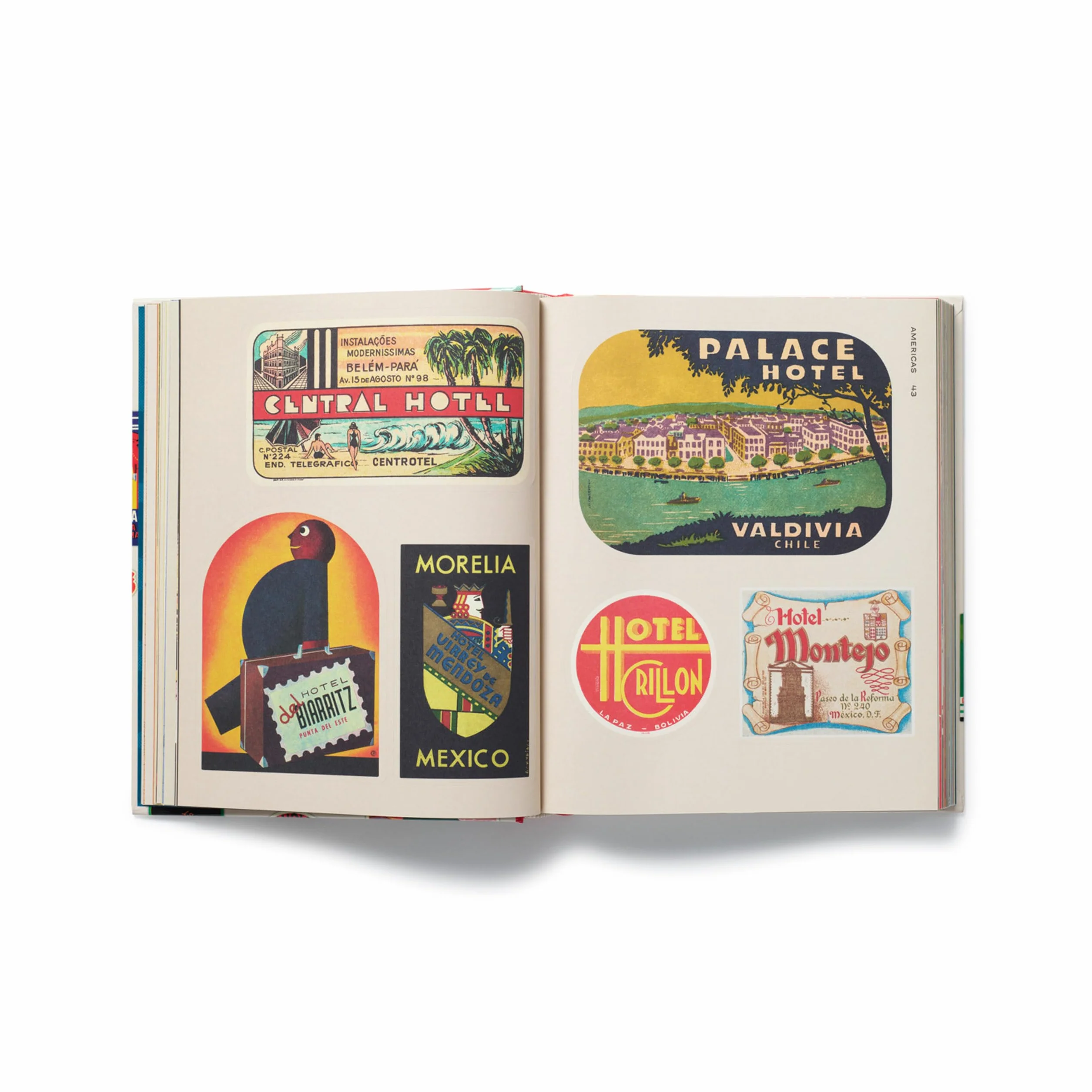 Hotel Retro: Vintage Luggage Labels from Tokyo to Buenos Aires /anglais: 250 Travel Ephemera Stickers