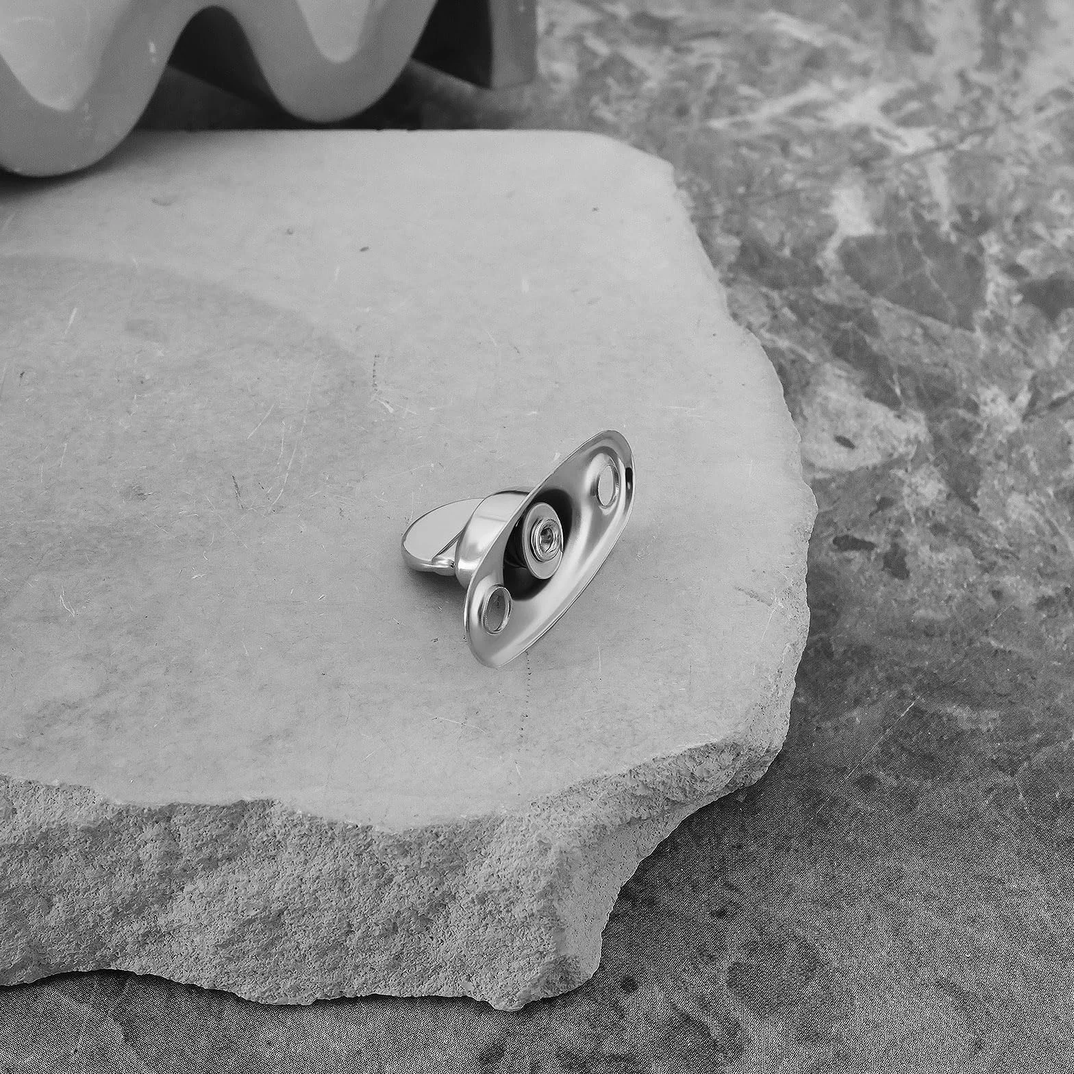 SG Store 10 szt. Twist Lock Common Sense zapięcie metalowe obrotowe zapięcie na guziki do łodzi, żaglówek, kamperów, pontonu, 32,8 x 14,4 x 13 mm, 32 x 26,6 mm, 26 x 21,2 mm