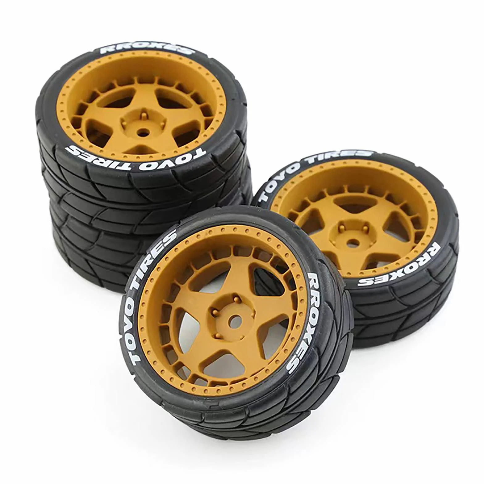 4 sztuk/1 zestaw Drift Wheel Hub Opony RC Opony dla HPI dla KYOSHO dla Tamiya 1:10WRC TT02 XV01 RC Modyfikacja Samochodu Upgrade Części