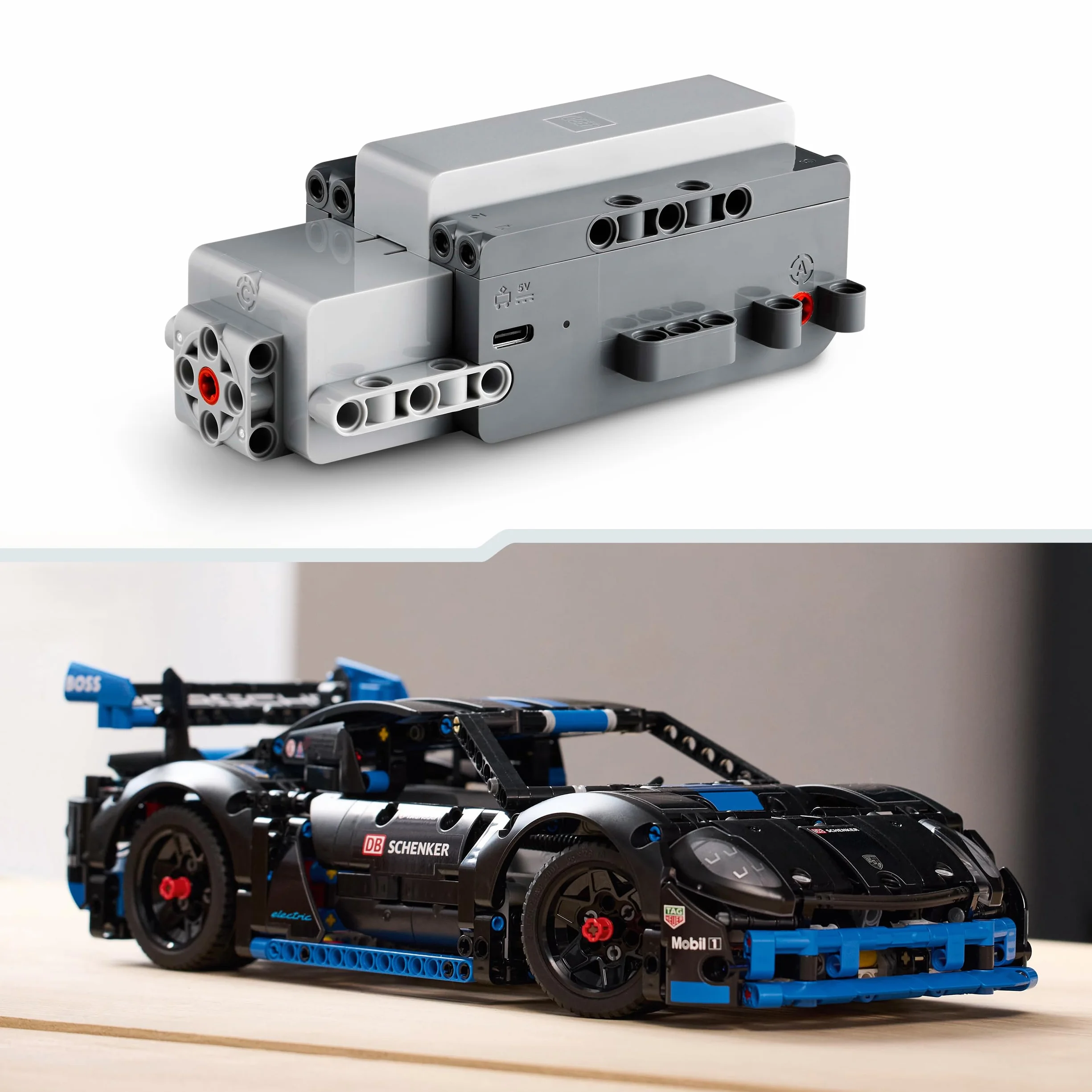 LEGO Technic Samochód wyścigowy Porsche GT4 e-Performance, Model Samochodu dla Dzieci, Wyścigówka do Zbudowania, Fajna Zabawka dla 10-latka, Chłopca i Dziewczynki, Pomysł na Prezent Urodzinowy, 42176
