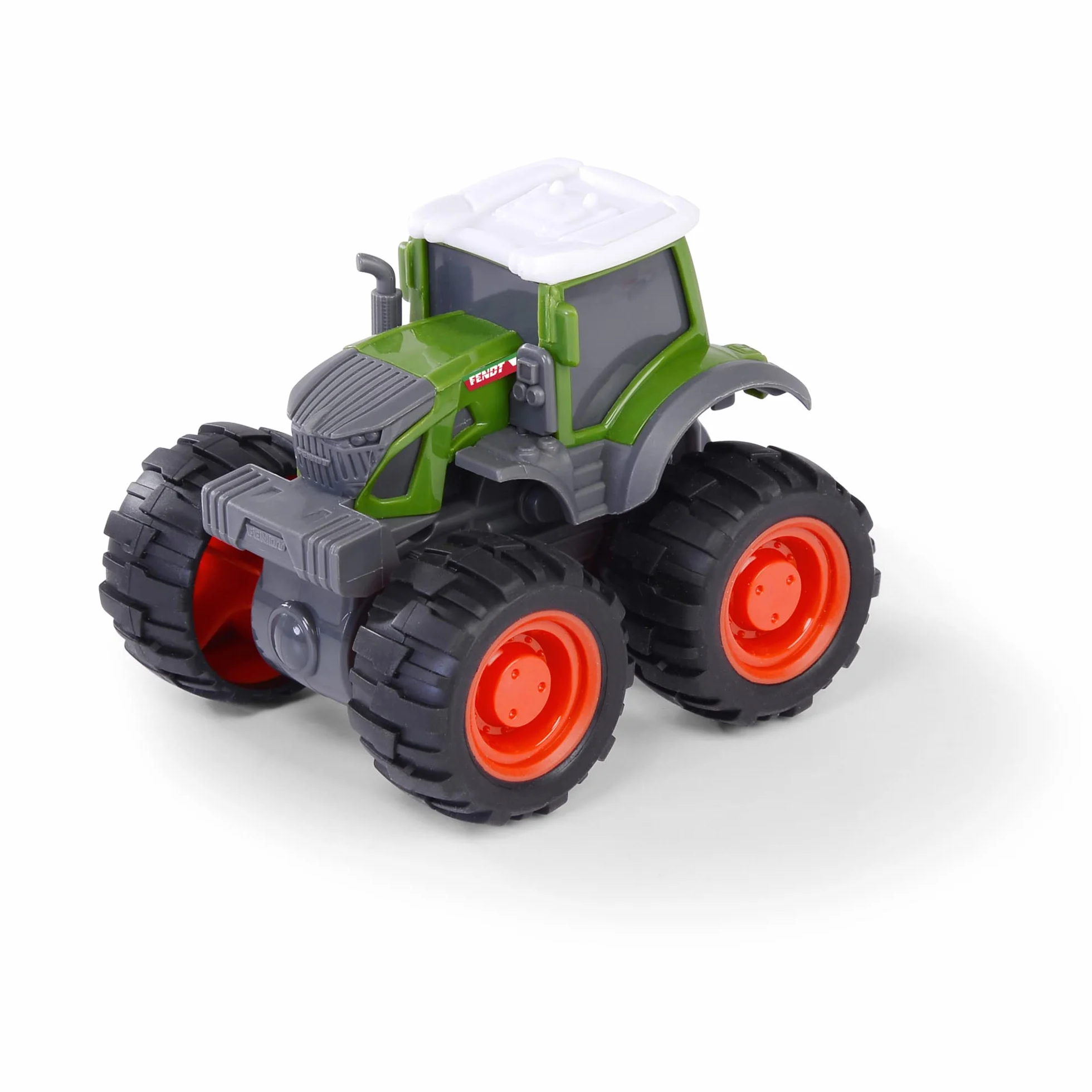 Dickie Toys - Zabawkowy traktor Fendt Monster Tuck, (9 cm), traktor dla dzieci z silnikiem frykcyjnym, napędem czterokołowym i oponami XXL, dla dzieci od 3 lat