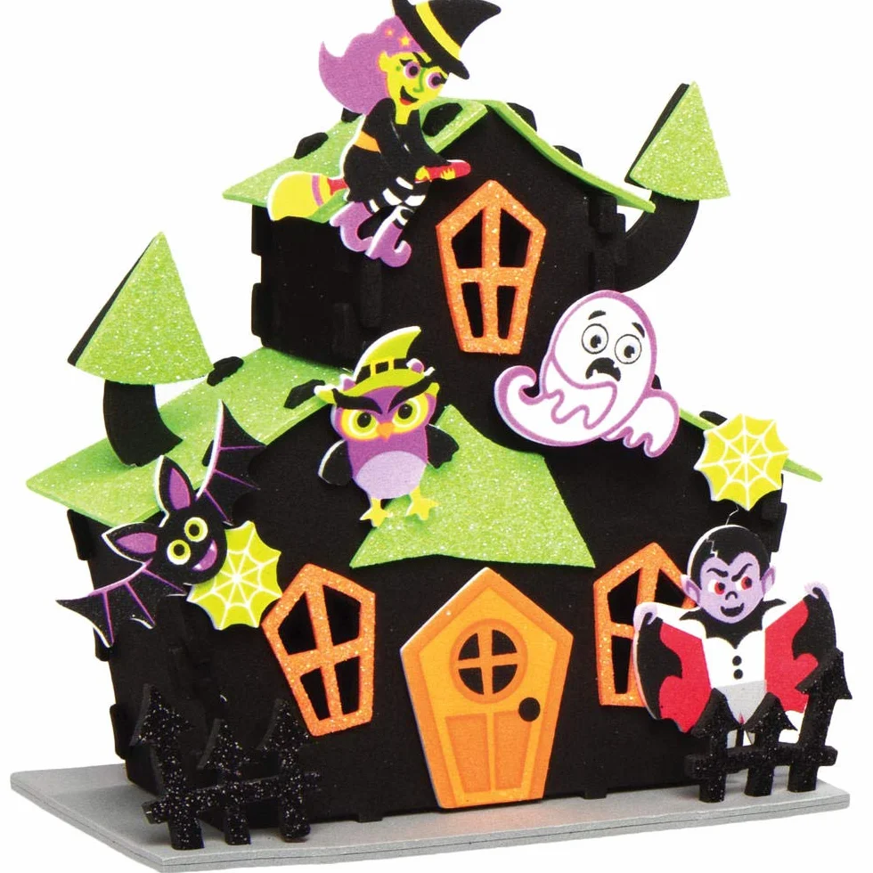Baker Ross AX257 Halloween Nawiedzony Dom Zestaw 2 szt. Dekoracja