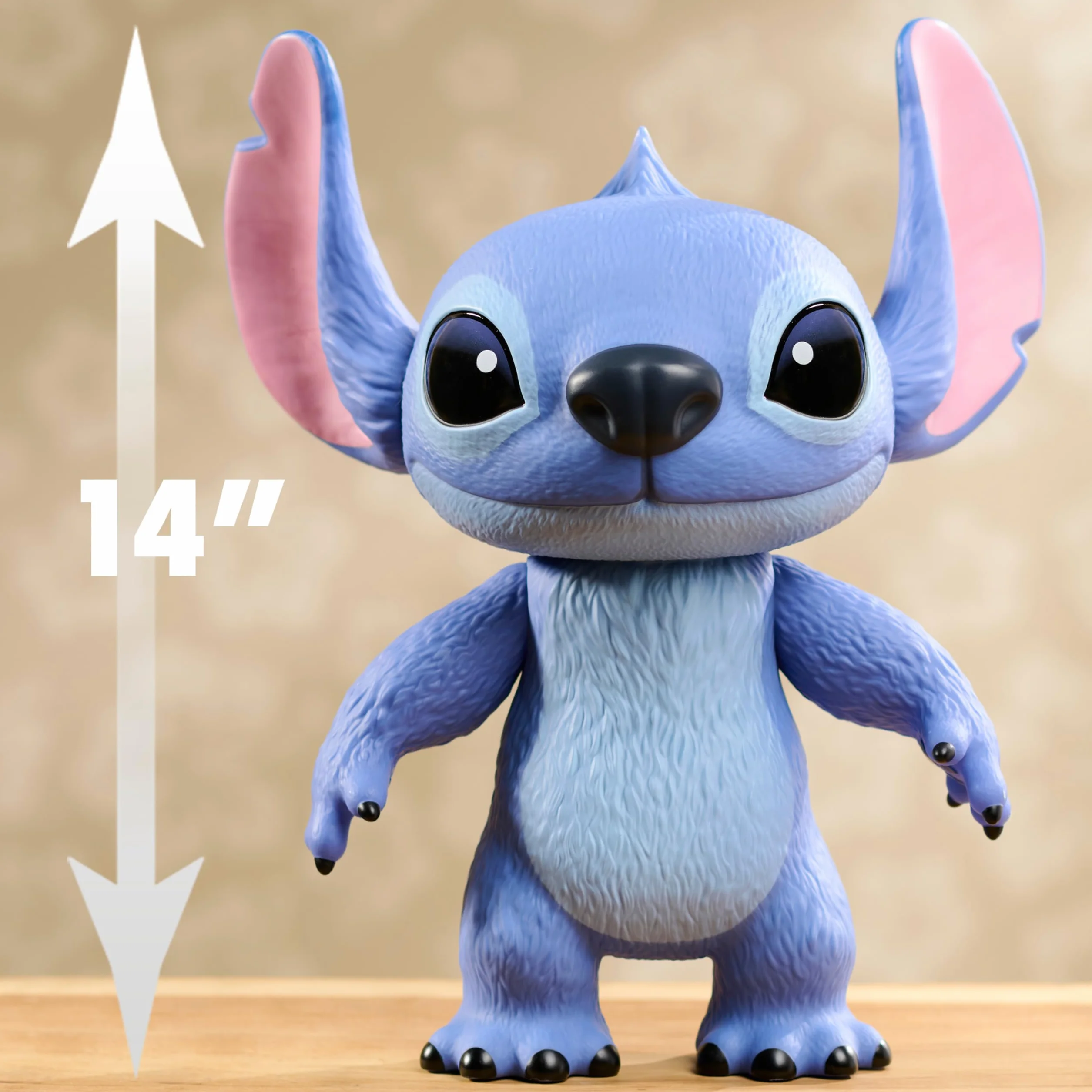 Just Play Stitch Live Action Vinyl Figurka, Kids Toys for Ages 3 Up by