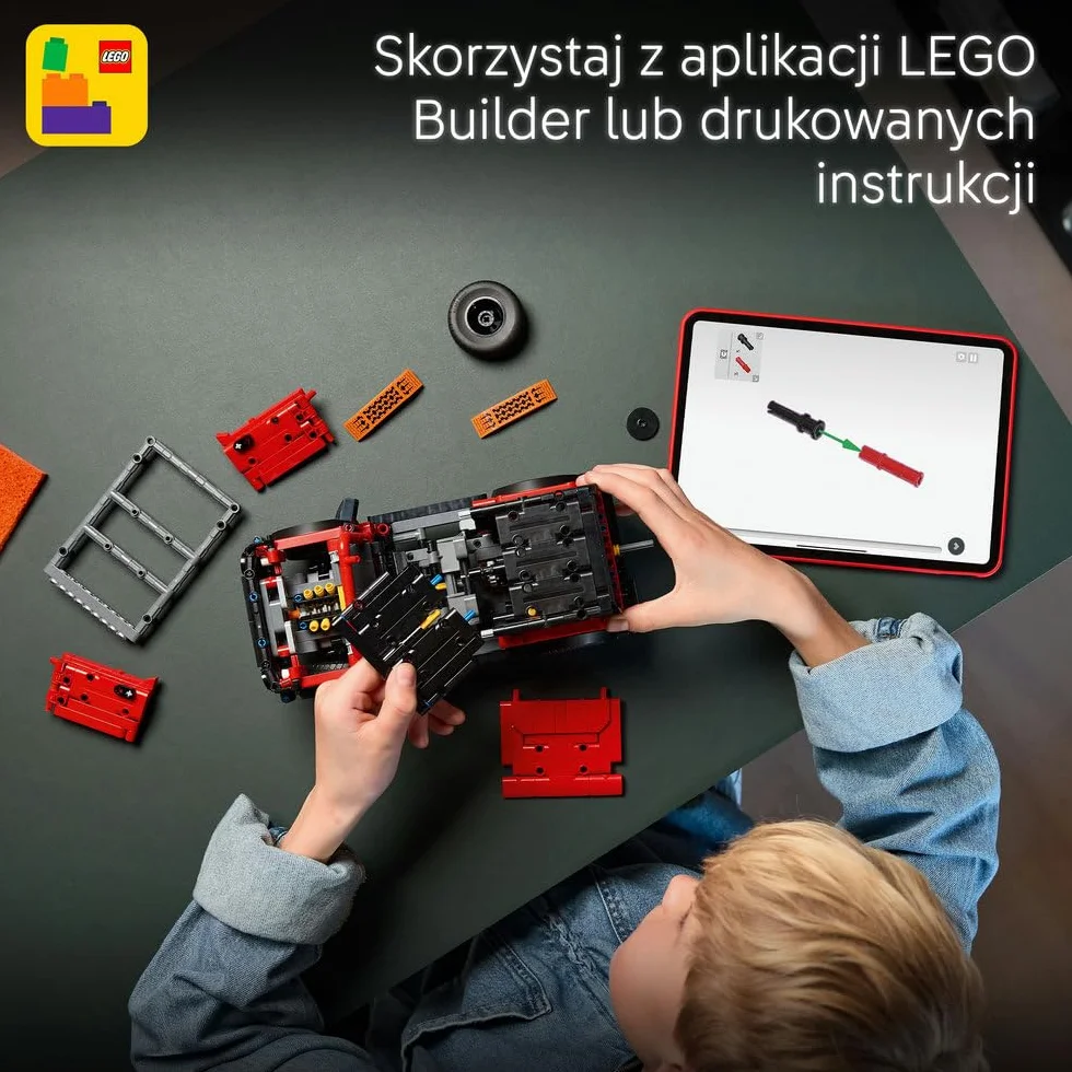 LEGO Technic SUV Ford Bronco, model samochodu do składania dla 9-latka, zabawka konstrukcyjna dla chłopców, dziewczynek i fanów motoryzacji, pomysł na prezent dla dziecka i ozdoba do pokoju 42213