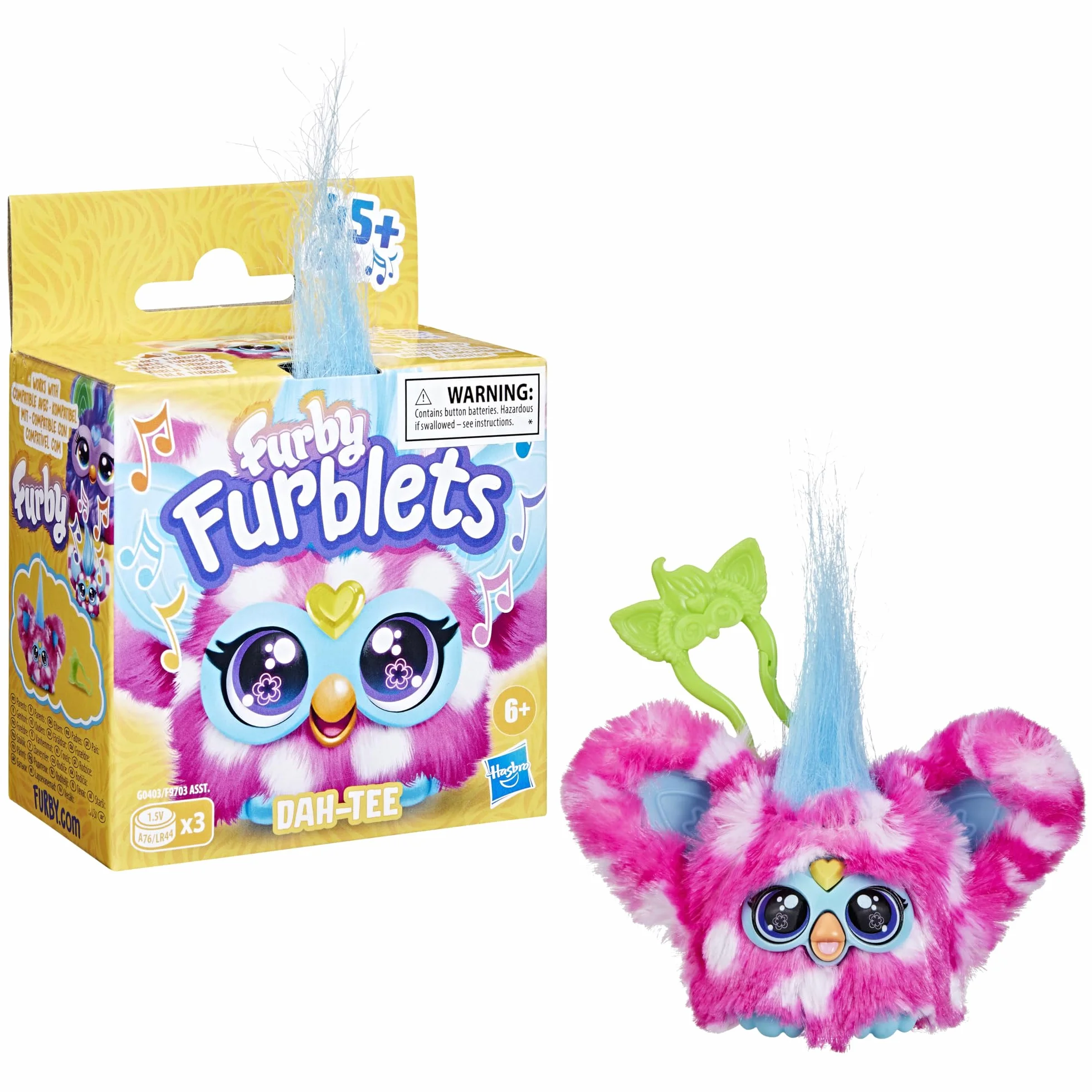 Furby Furblets Dah-Tee mini elektroniczna pluszowa zabawka