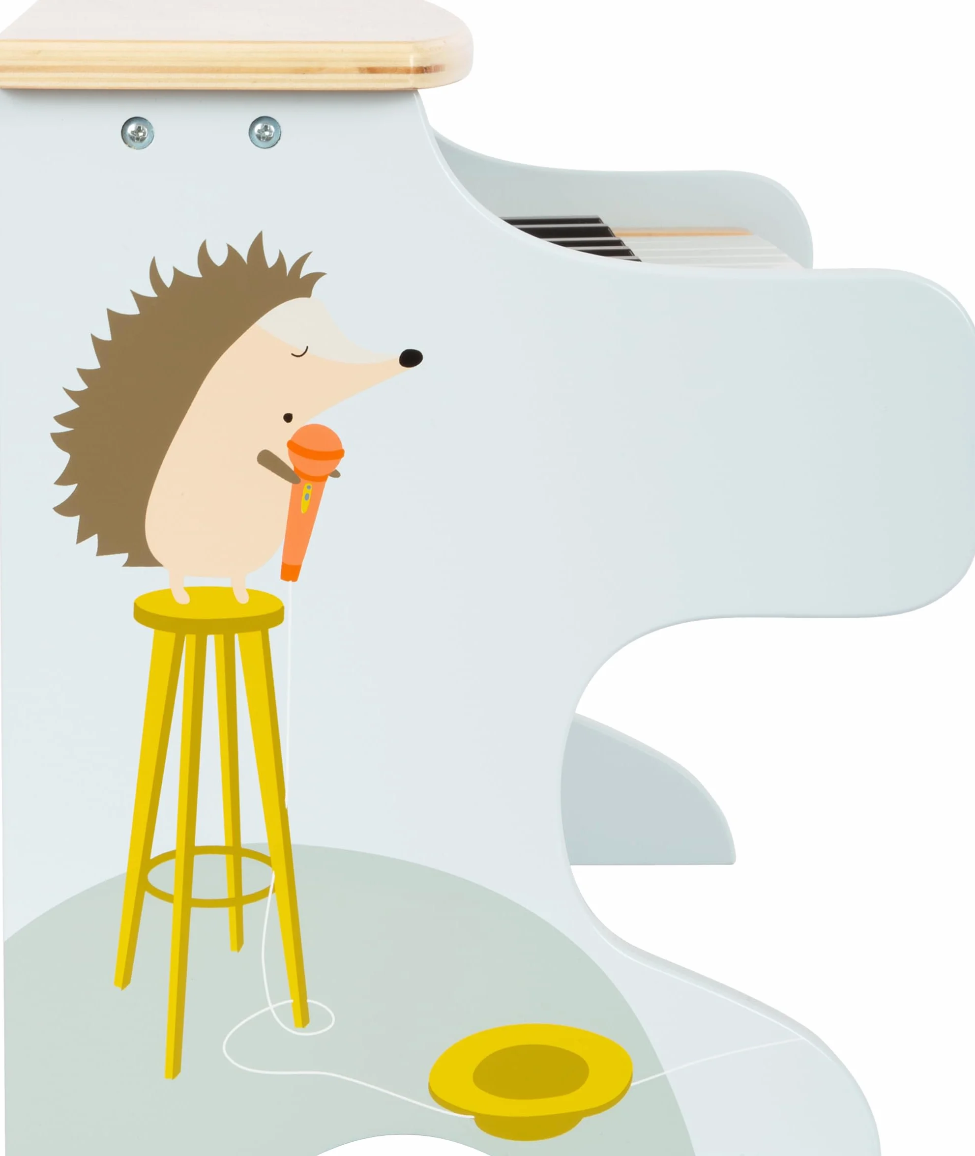 Small Foot Pianino zabawkowe "Groovy Beats", pianino dla dzieci od 3 lat, idealne do wczesnej edukacji muzycznej