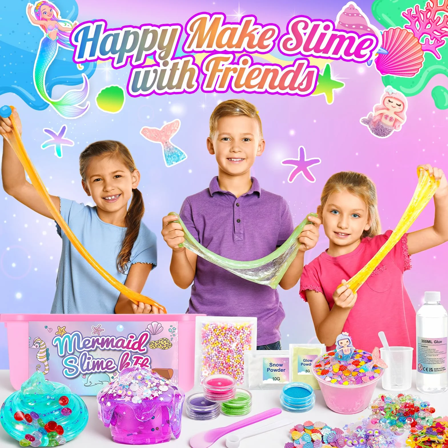 iKidiki Slime dla dzieci zestaw zabawkowy 6-12 lat ręczne ćwiczenia prezent