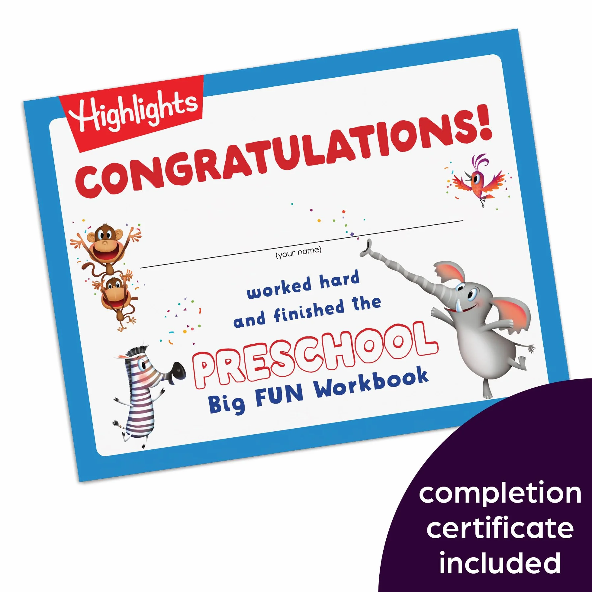 Preschool Big Fun Workbook: 256-Page Preschool Learning and Activity Workbook Full of Preschool Math, Writing Practice, Shapes Practice, Puzzles and More