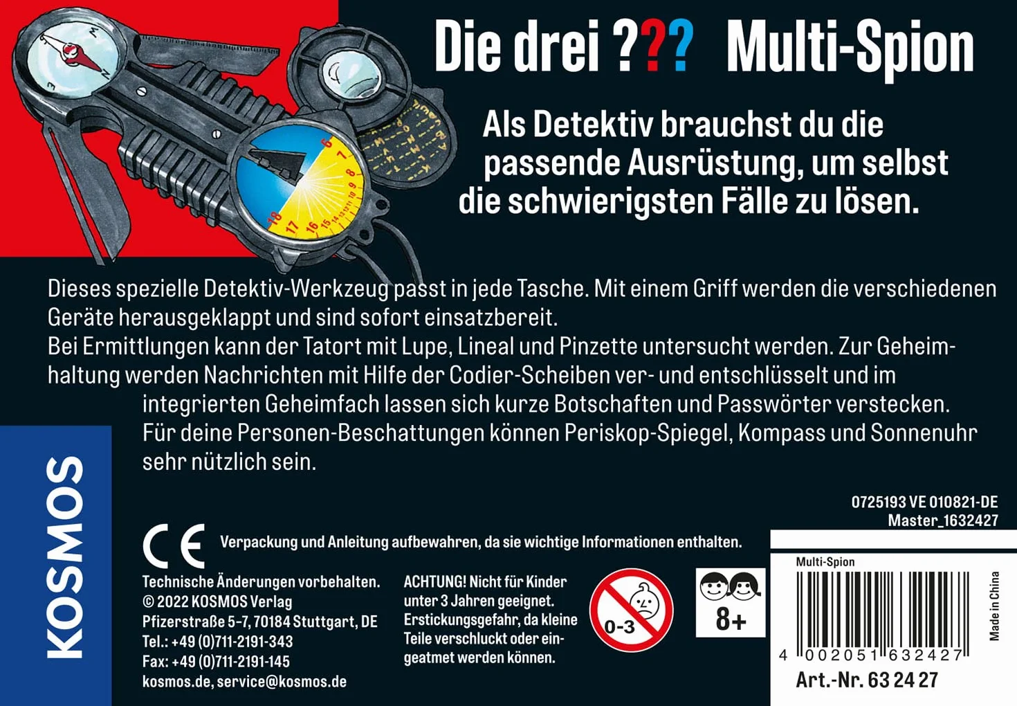 Die drei ??? Multi-Spion Detektiv-Set