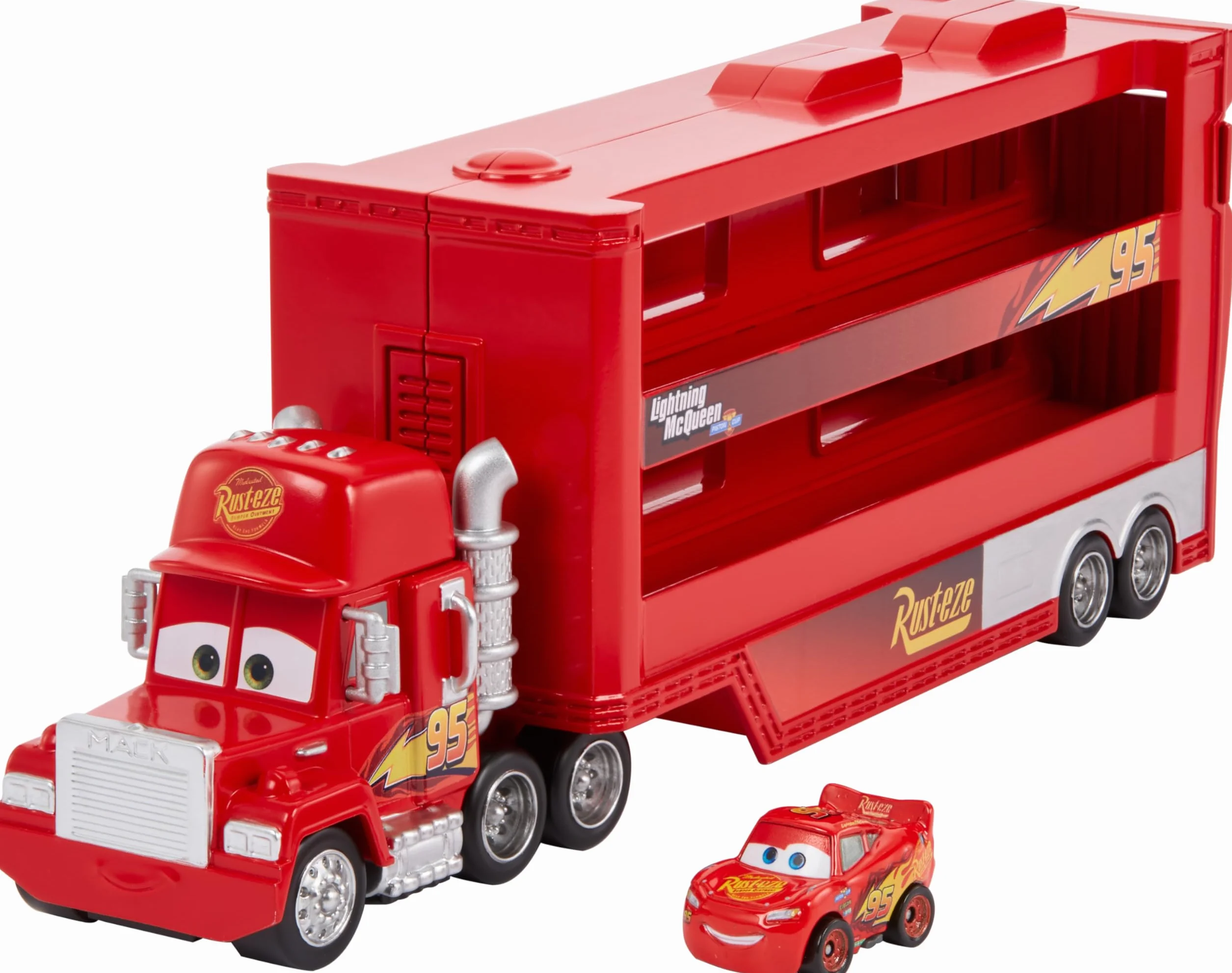 Mattel Disney Pixar Cars - Asortyment Mini Racer Transporter Z Mini pojazdem, Zabawki od 4 Lat GNW34