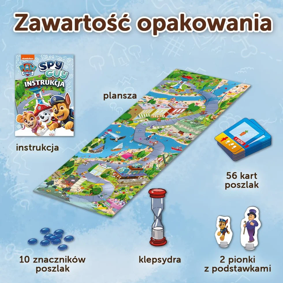 Trefl - Spy Guy PAW Patrol - Kooperacyjna Gra Obserwacyjna dla Najmłodszych z Bohaterami Bajki Psi Patrol, dla Dzieci od 3 lat