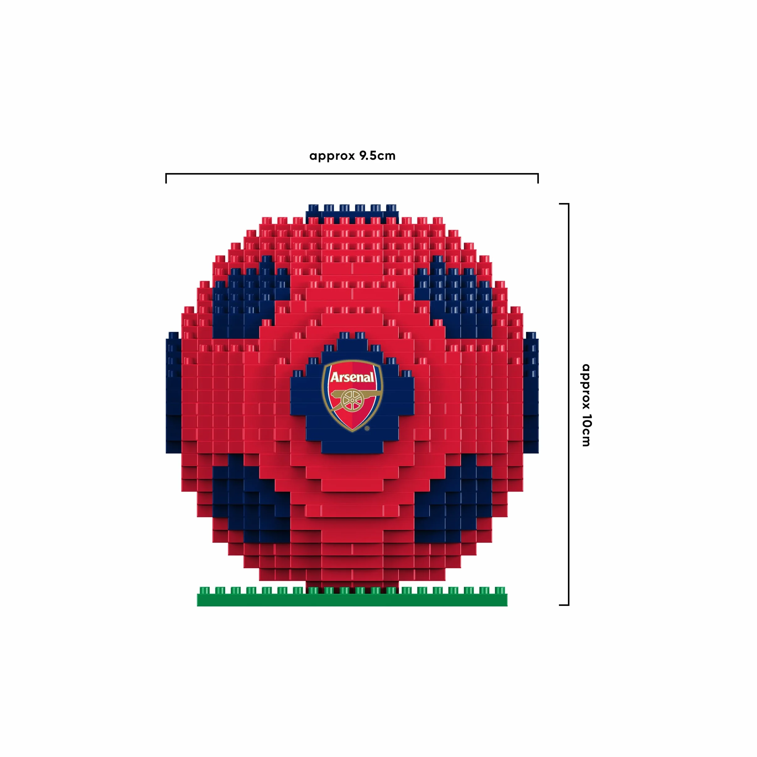 FOCO Arsenal FC BRXLZ Bricks 3D Zestaw do Budowy Piłki Nożnej