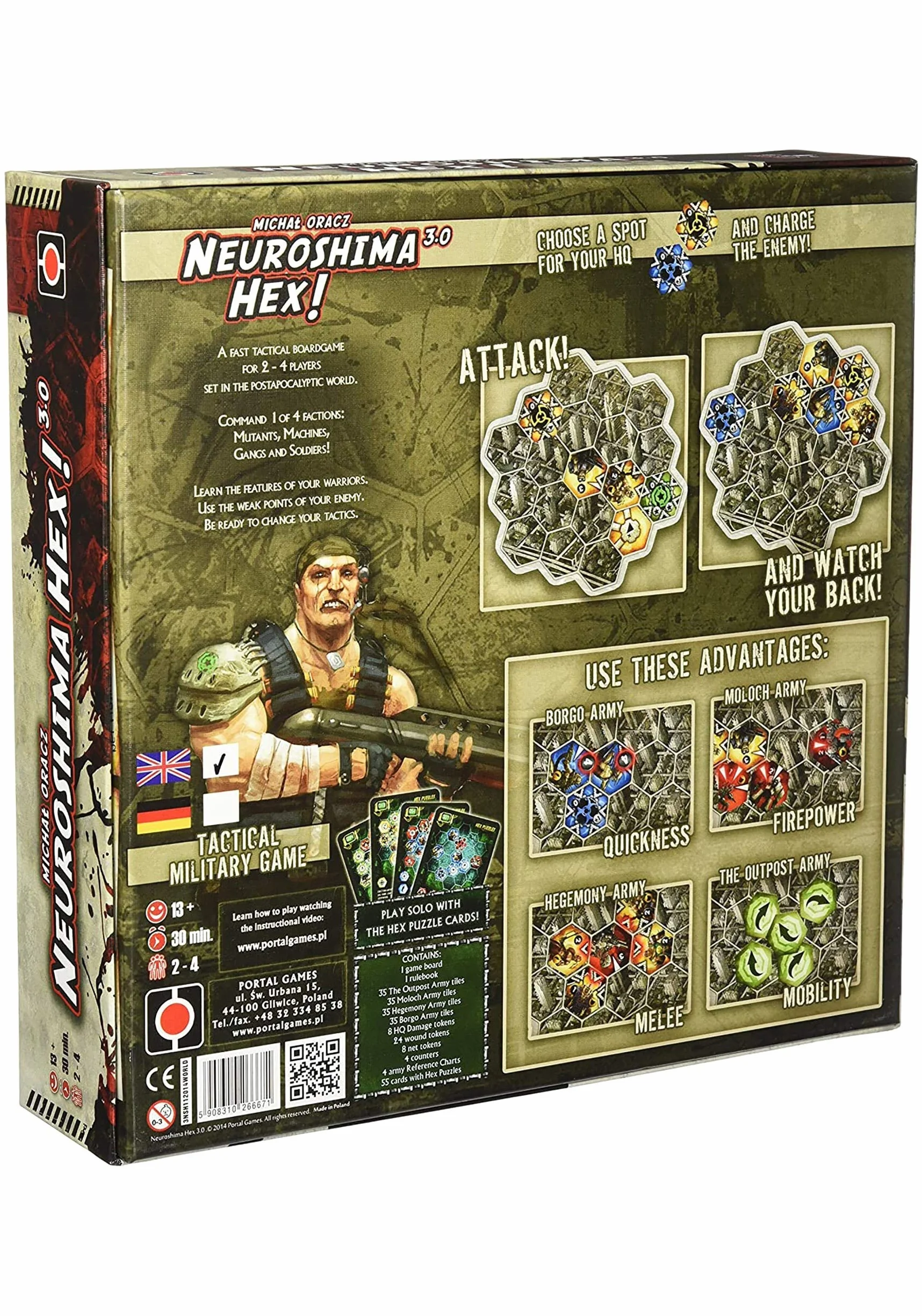 Neuroshima Hex 3.0 gra planszowa