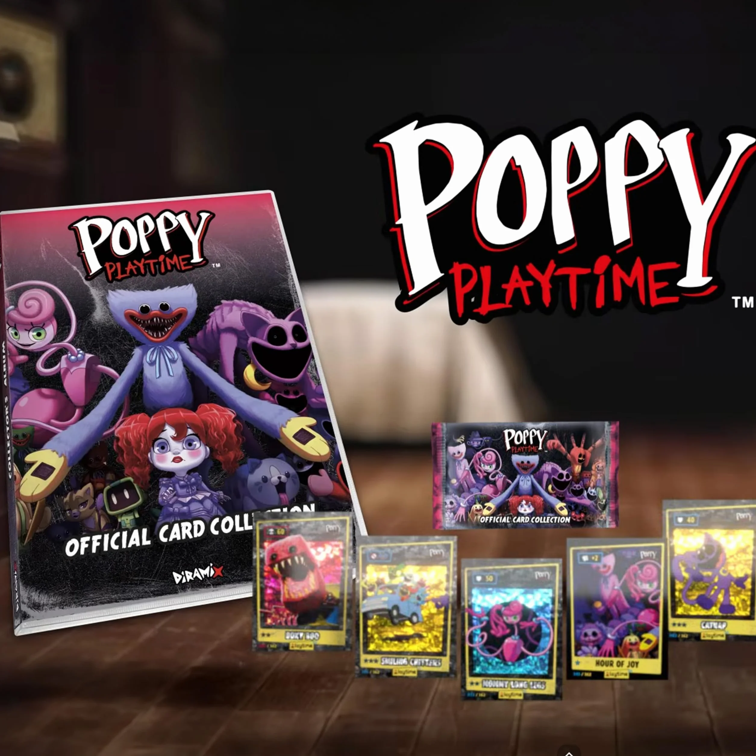 POPPY PLAYTIME segregator + 1 saszetka - oficjalna kolekcja kart Diramix