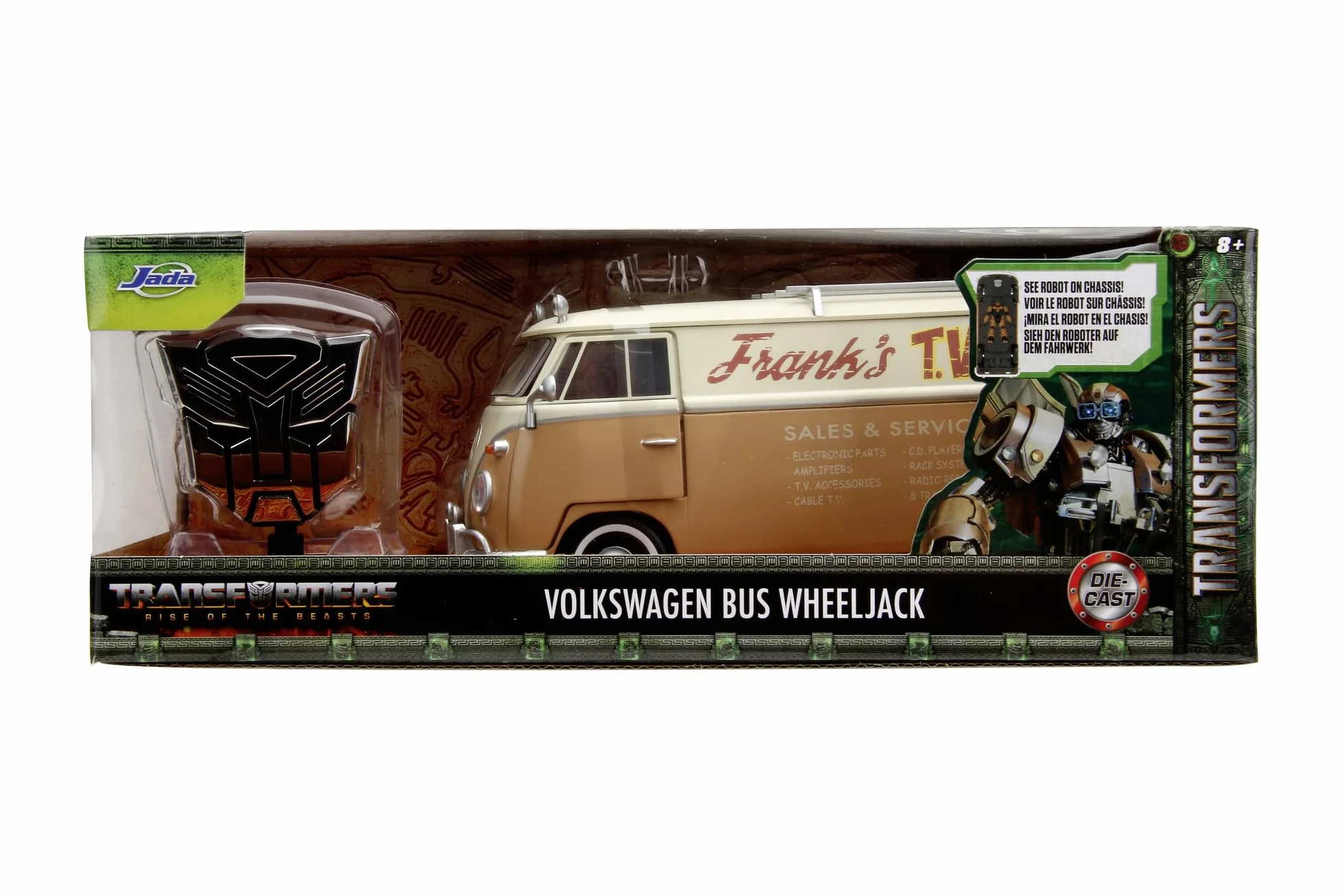 Jada 253115013 1967 VW Bus Transformers 1:24