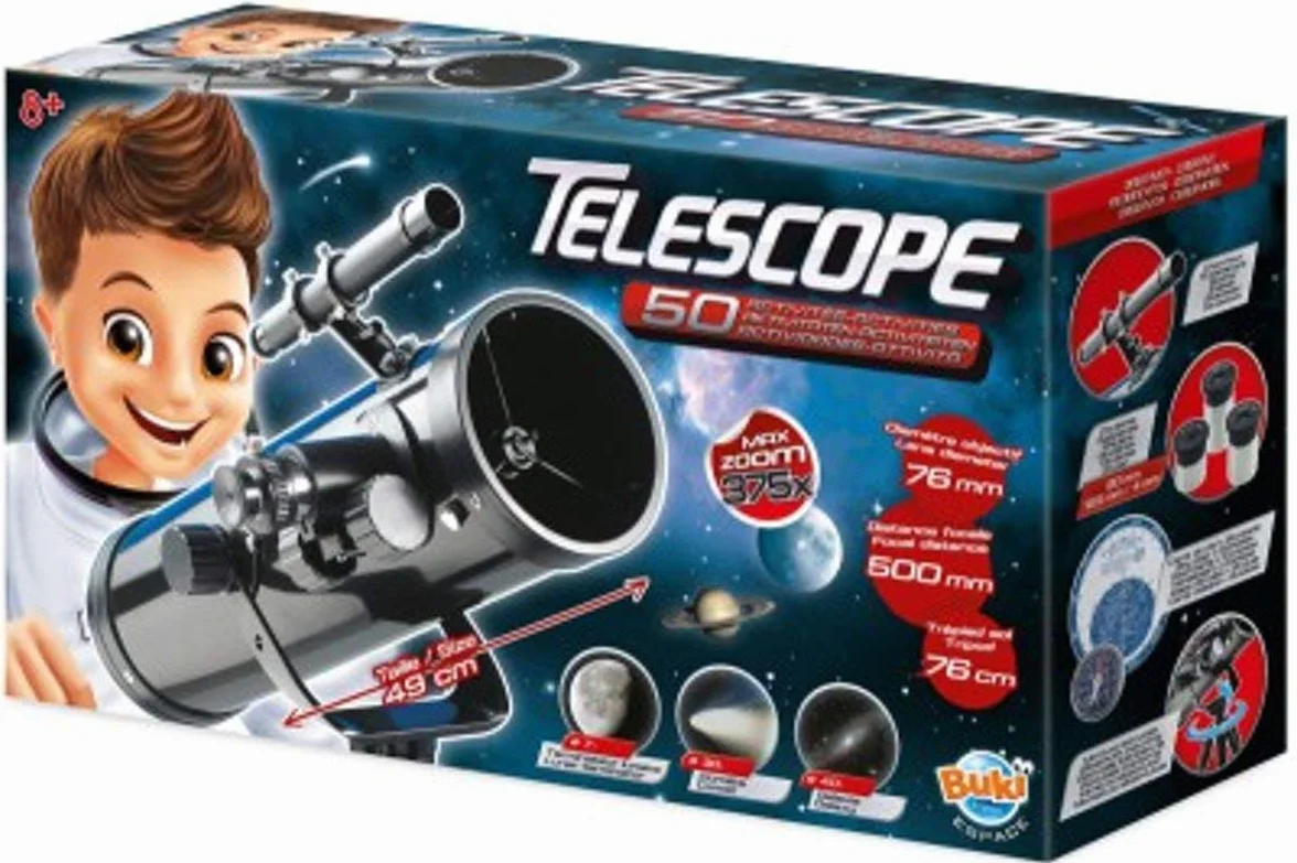 BUKI TS008B Teleskop 50 aktywności