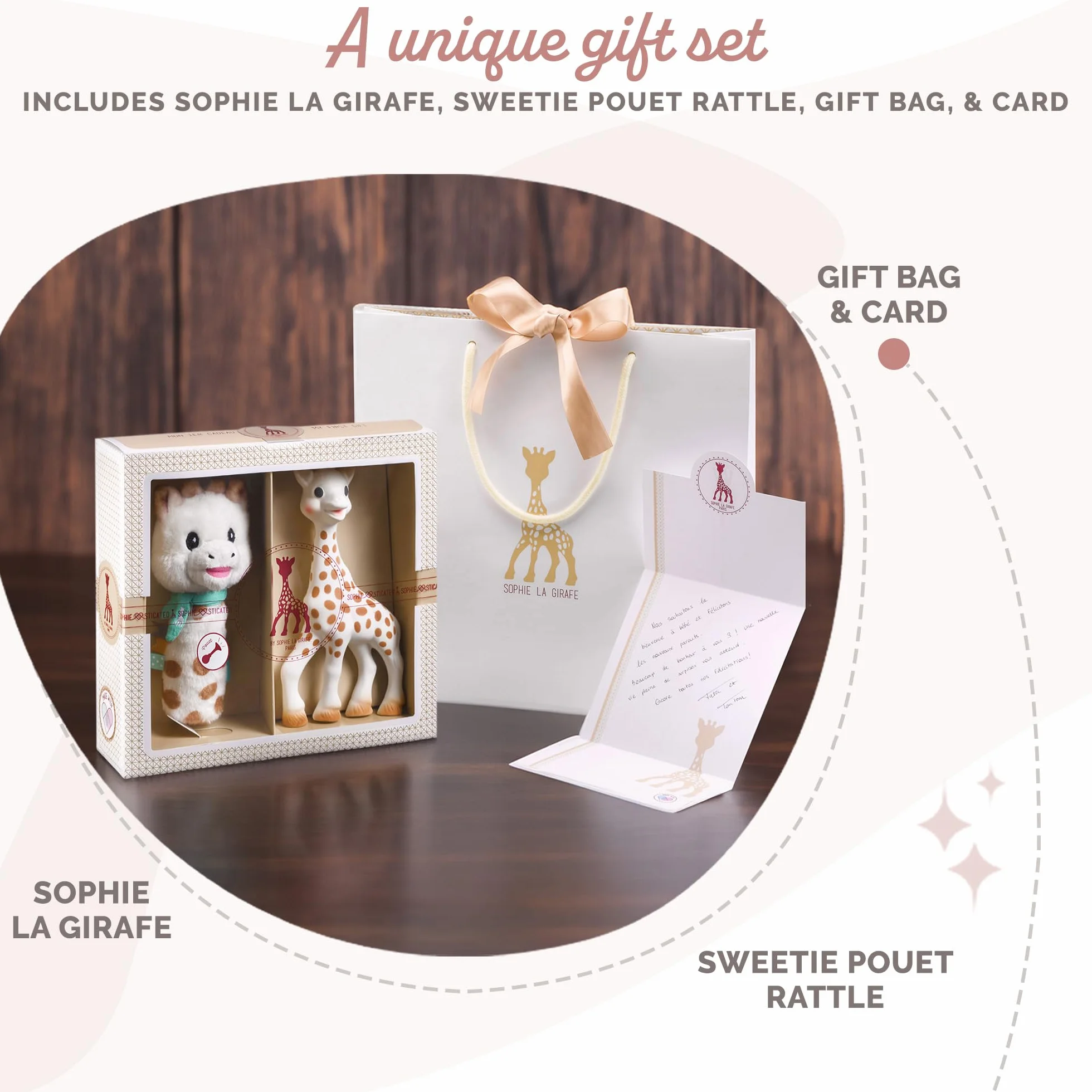 Sophie de giraf Sophiesticated cadeauset small set 5