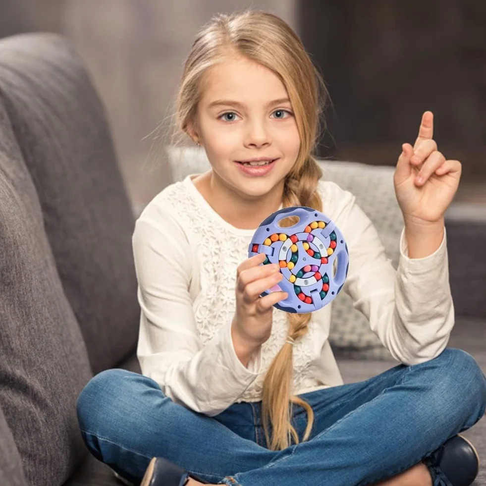 Finger Cube Obracające Magiczne Fasolki IQ Gra Obracająca się Kostka palca Magiczna Fasola Obracająca się Kostka Magiczna Fasola