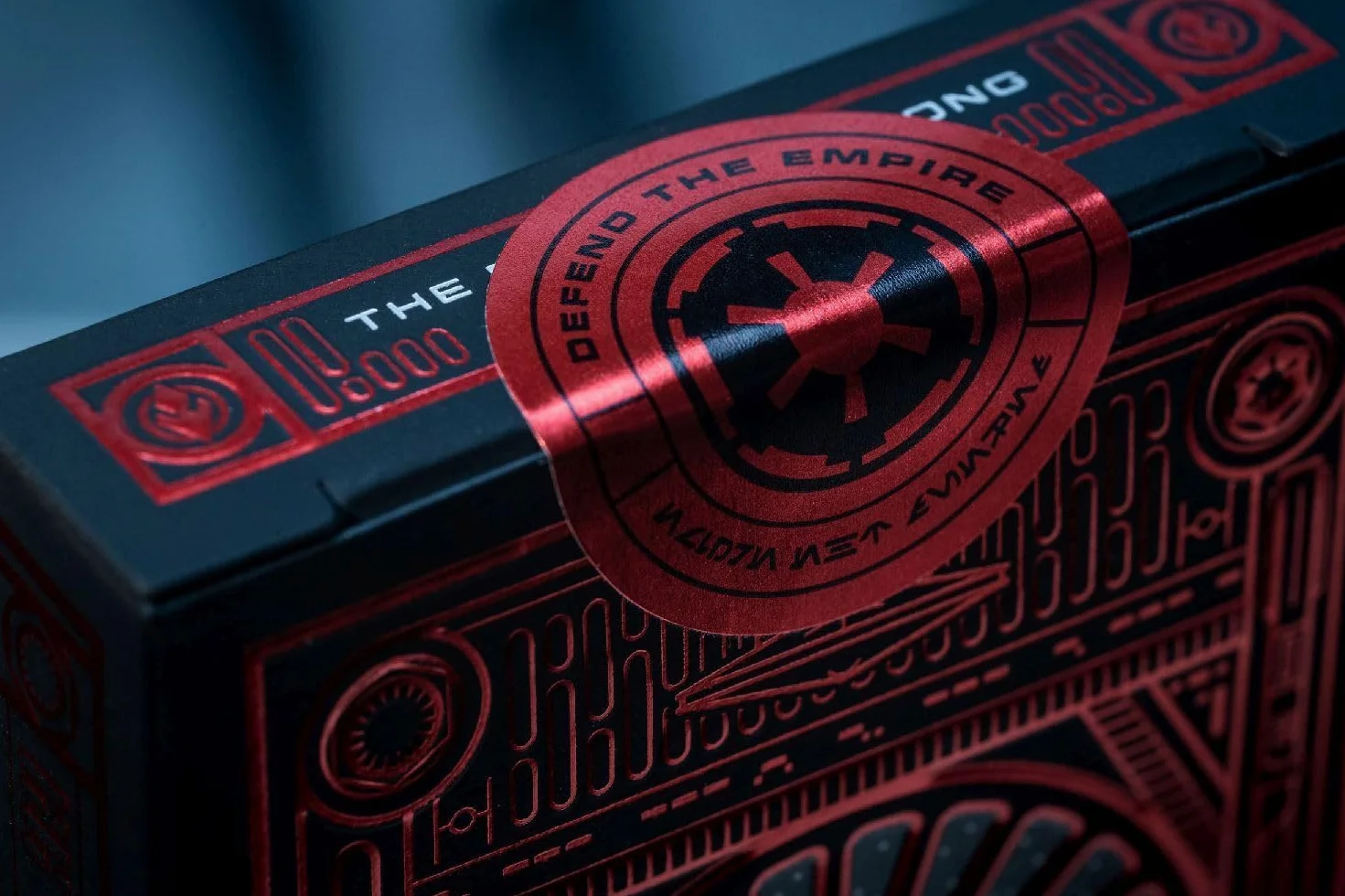 SOLOMAGIA Karty do gry Star Wars Dark Side (RED) autorstwa Theory11