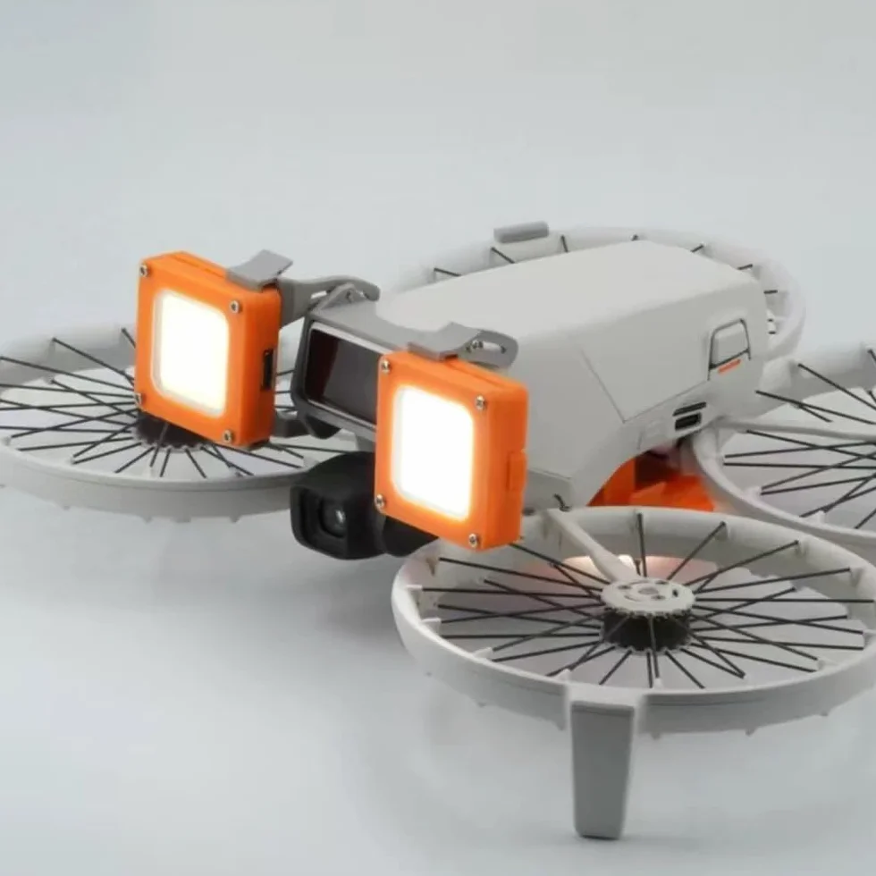 Wielofunkcyjna nocna lampka nawigacyjna do DJI Flip Light DIY kombinacja swobodnie dopasowana lampa błyskowa LED lampa sygnalizacyjna szperacz światło ostrzegawcze akcesoria do drona (dolna lampa