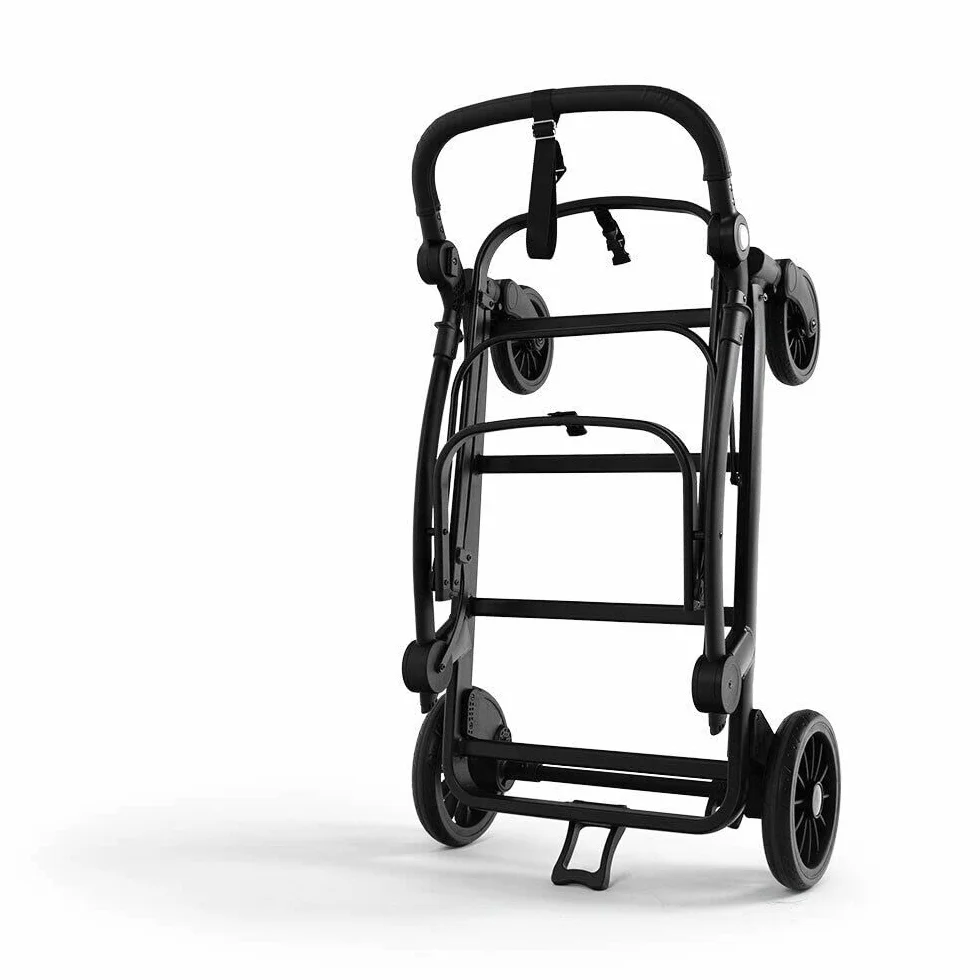 Wózek składany KETTLER COMPACT w kolorze antracytowym | Składany z daszkiem | Wielofunkcyjny | Wytrzymały | Nośność 70 kg | Oszczędność miejsca | Pasy bezpieczeństwa | Wózek dla maksymalnie 2 dzieci