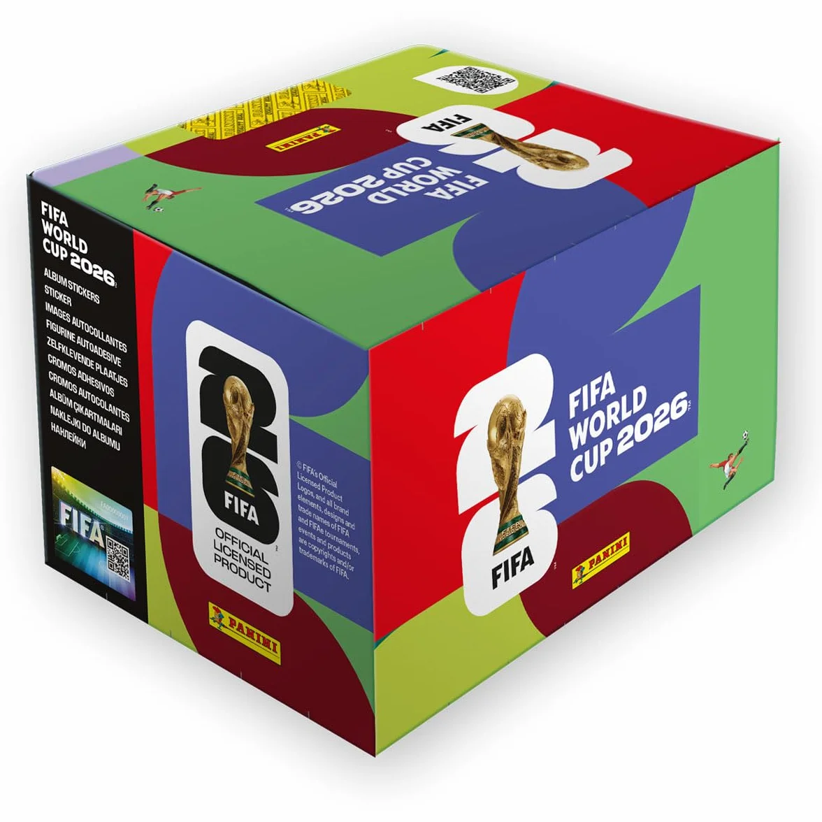 Panini - Oficjalna kolekcja naklejek FIFA World Cup 2026™ (pudełko z 100 torebkami)