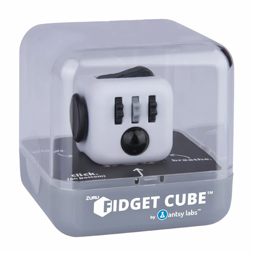 Zuru antsy labs Oryginalna kostka Fidget Cube, czerwona - narzędzie ostrości dla niespokojnych rąk, w wieku od 3 do 99 lat