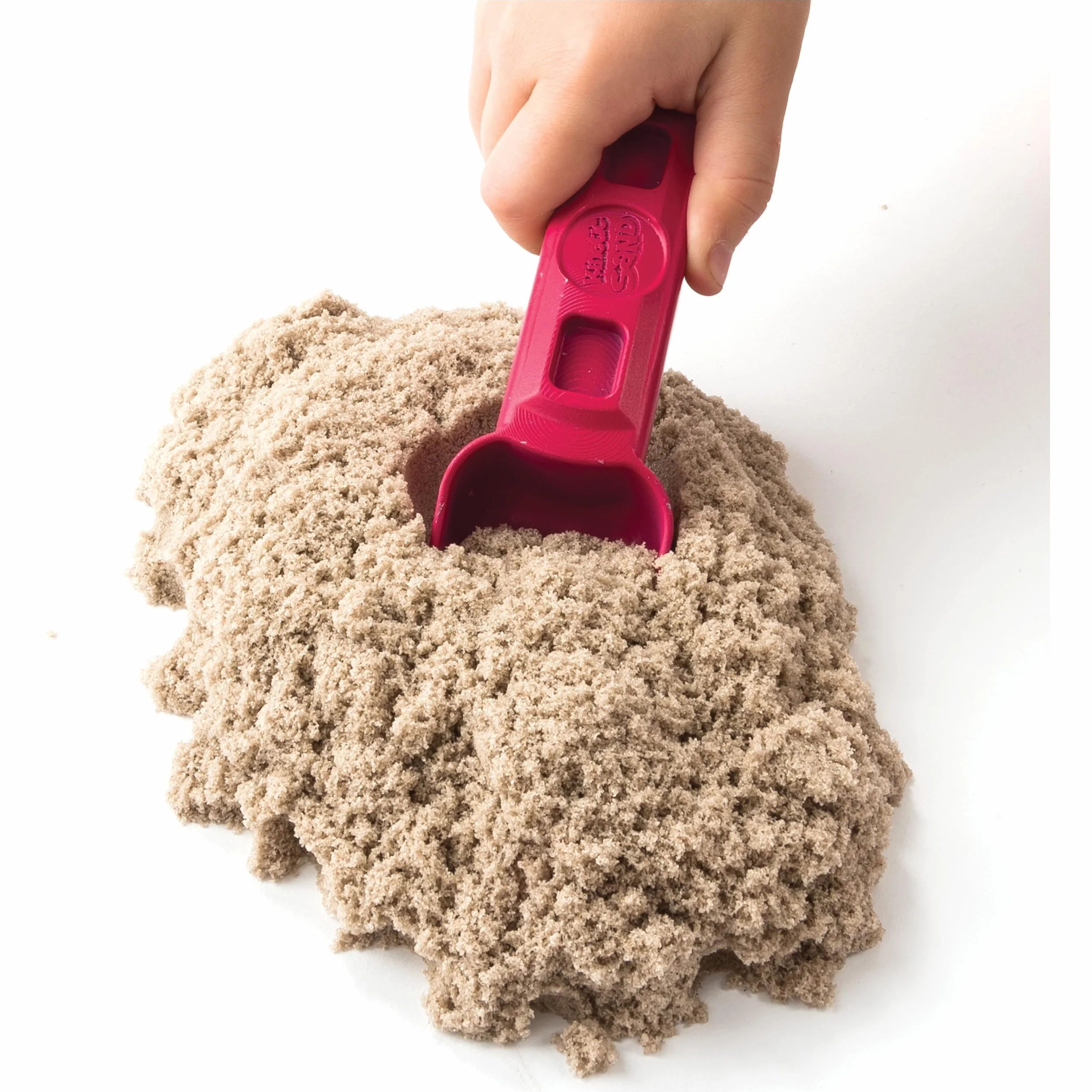 Kinetic Sand, Składana piaskownica z 2 funtami i narzędziami, wielokolorowa