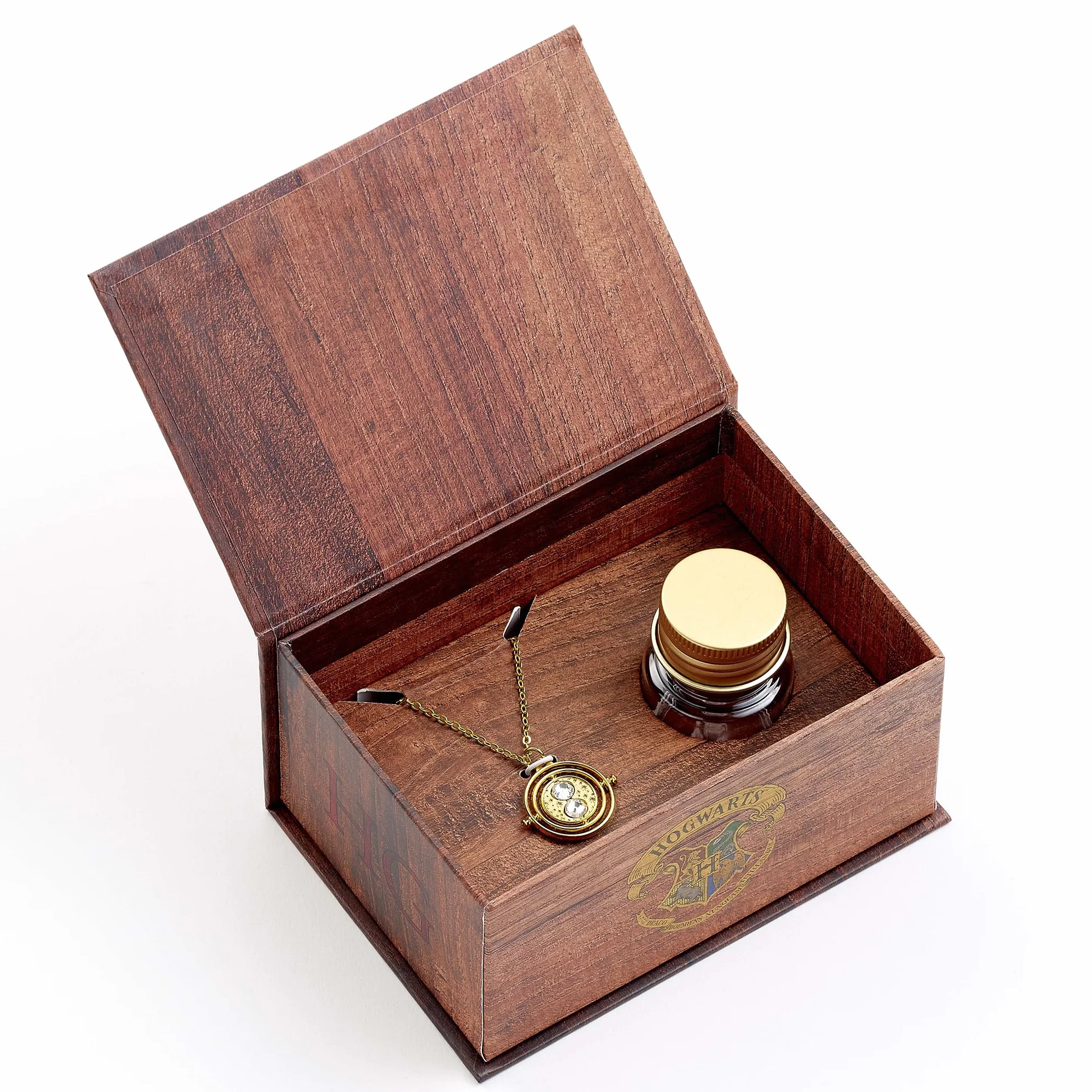 Harry Potter Time Turner Necklace & Earrings Gift Box