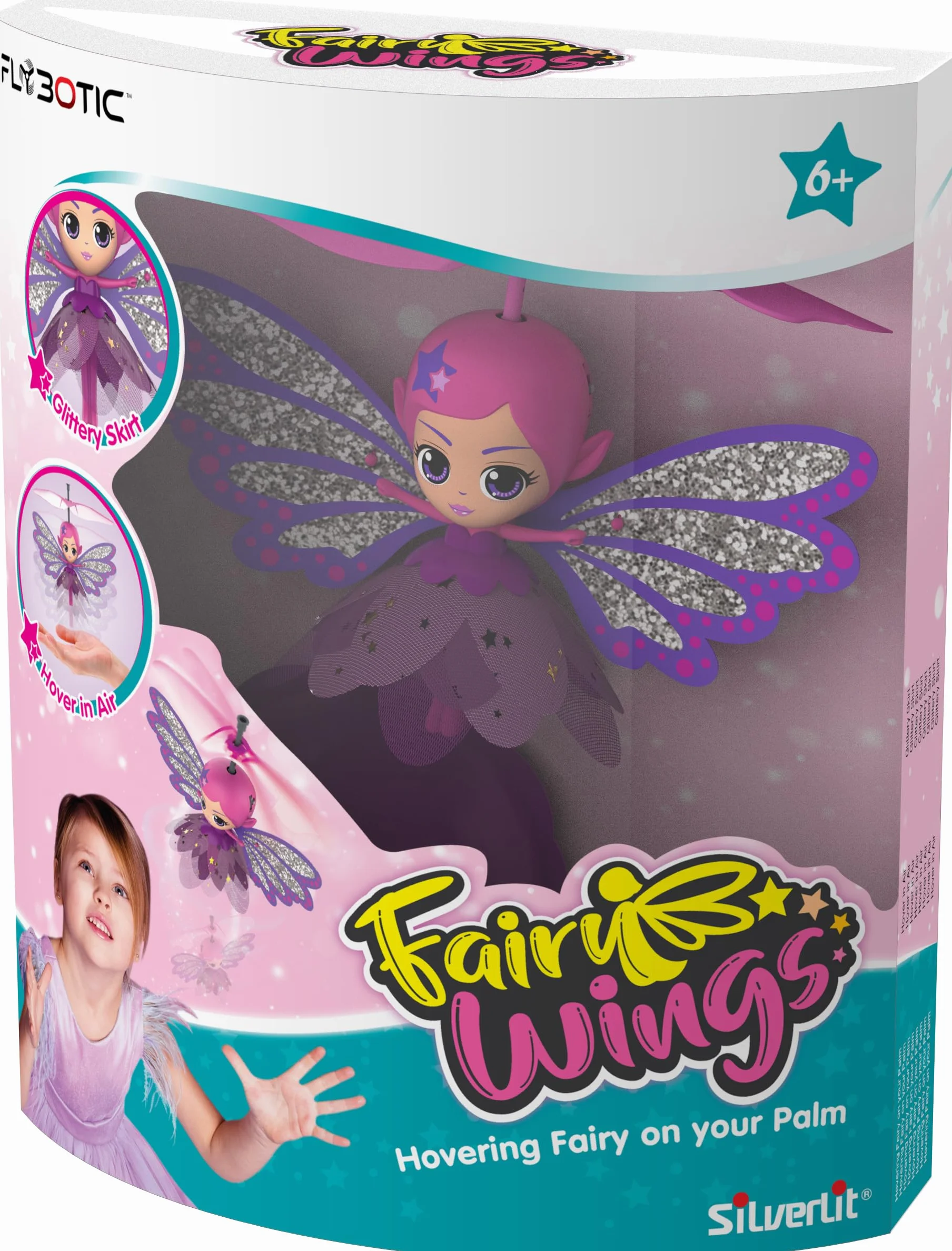 Pixie Wings | Unosząca się wróżka, która leci nad Twoją ręką, inteligentna technologia czujników | Ożyw swoją wróżkę | Dla dzieci w wieku 8+