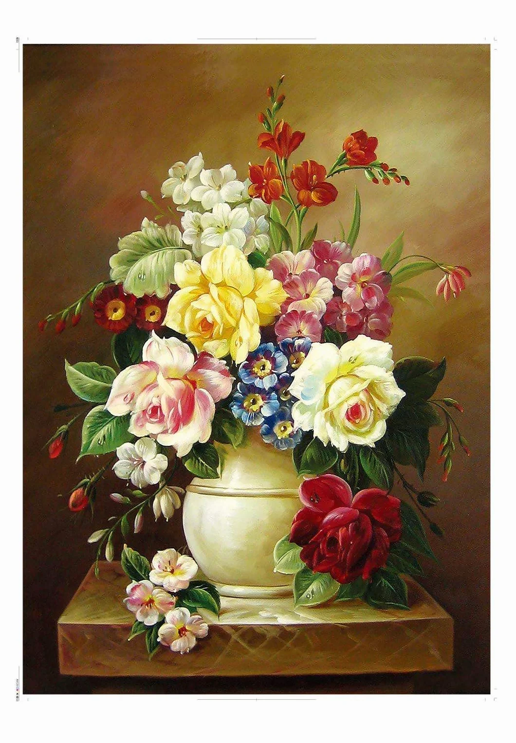 Puzzle 1000 elementów dla dorosłych - Kartonowe puzzle - Relaks Puzzle Puzzle w kwiaty (70x50cm / 27,5x19,7 cala) Prezenty dla dzieci i dorosłych