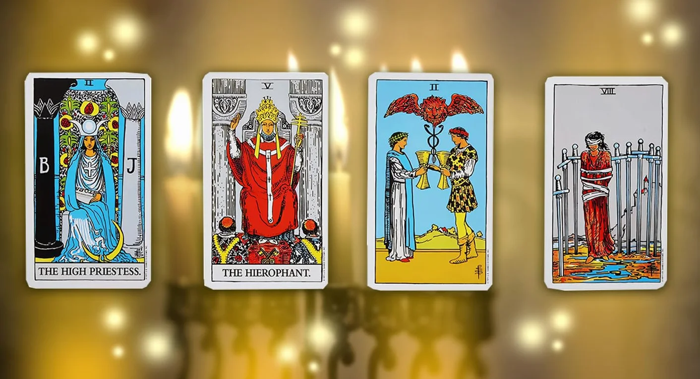 Retoo Karty do gry Tarot 78 kart Jeźdźców z instrukcjami dla doświadczonych i początkujących