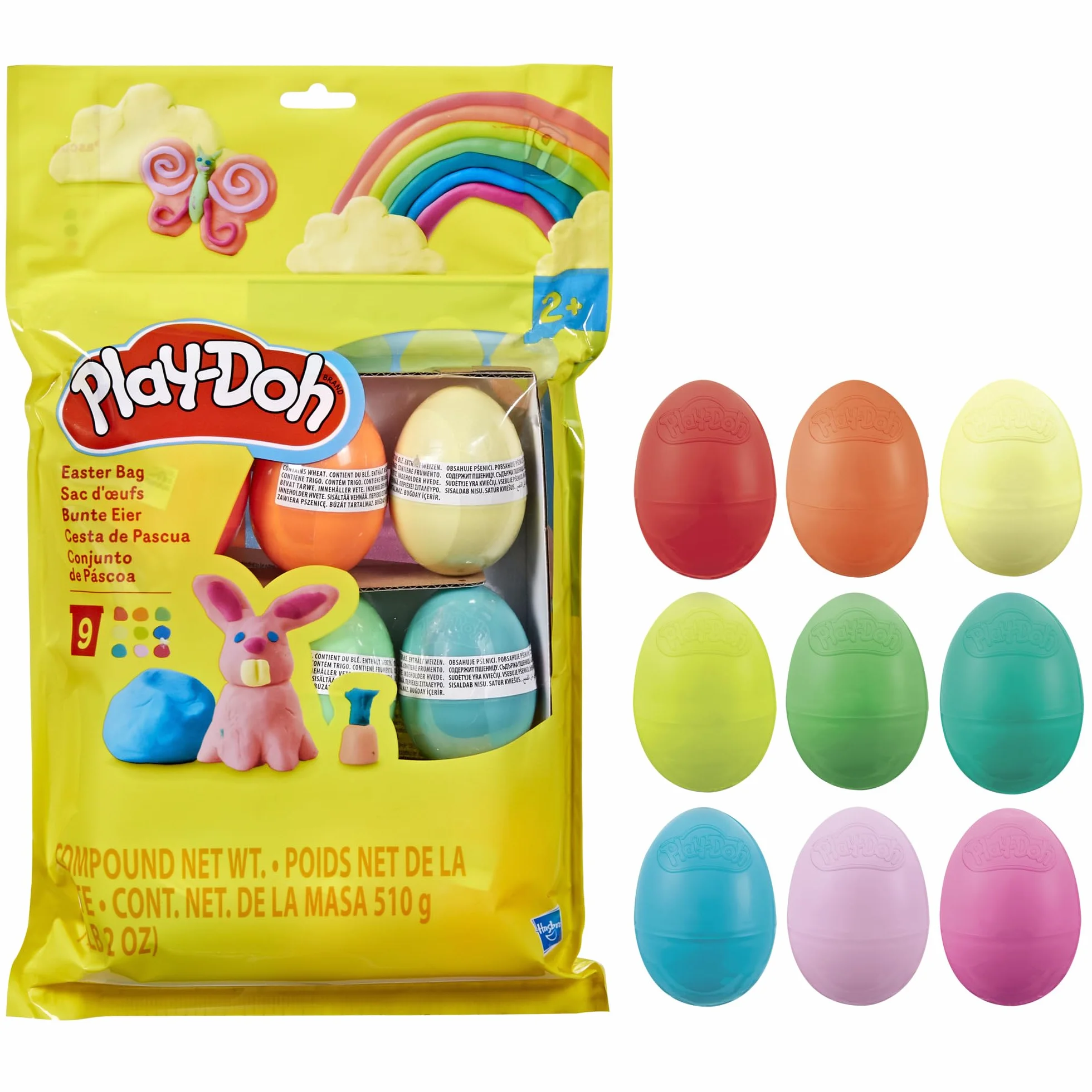 Worek wielkanocny z 9 jajkami Play-Doh