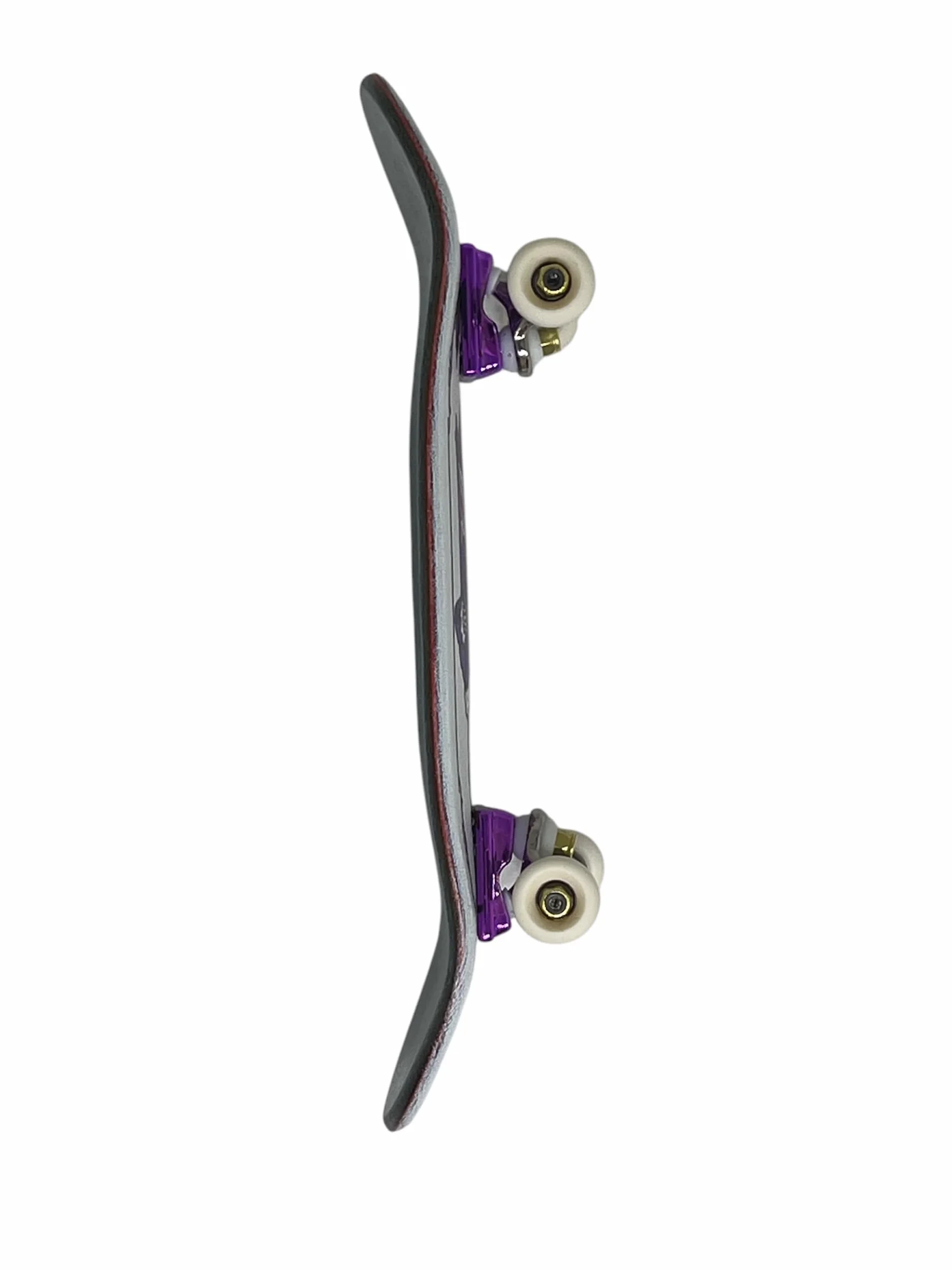 LEEFAI 34mm Pro Fingerboard Komplet 34x96mm, Deska z Drewna Maple, Grafika Drukowana UV - Pro Trucki Regularne słupki & 5 Koła z Łożyskami Uretanowymi - Op3ra V3 - Hearts of King