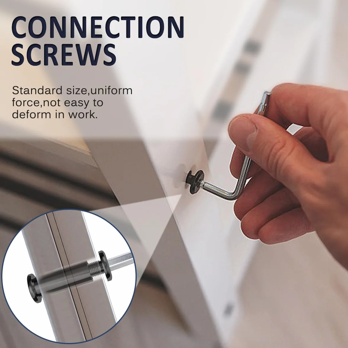 Drenky 10 sztuk M5 x 12 mm wkręty łączące stal nierdzewna A2 V2A złącza szafkowe wkręty tulejowe z gniazdem sześciokątnym, Czarny