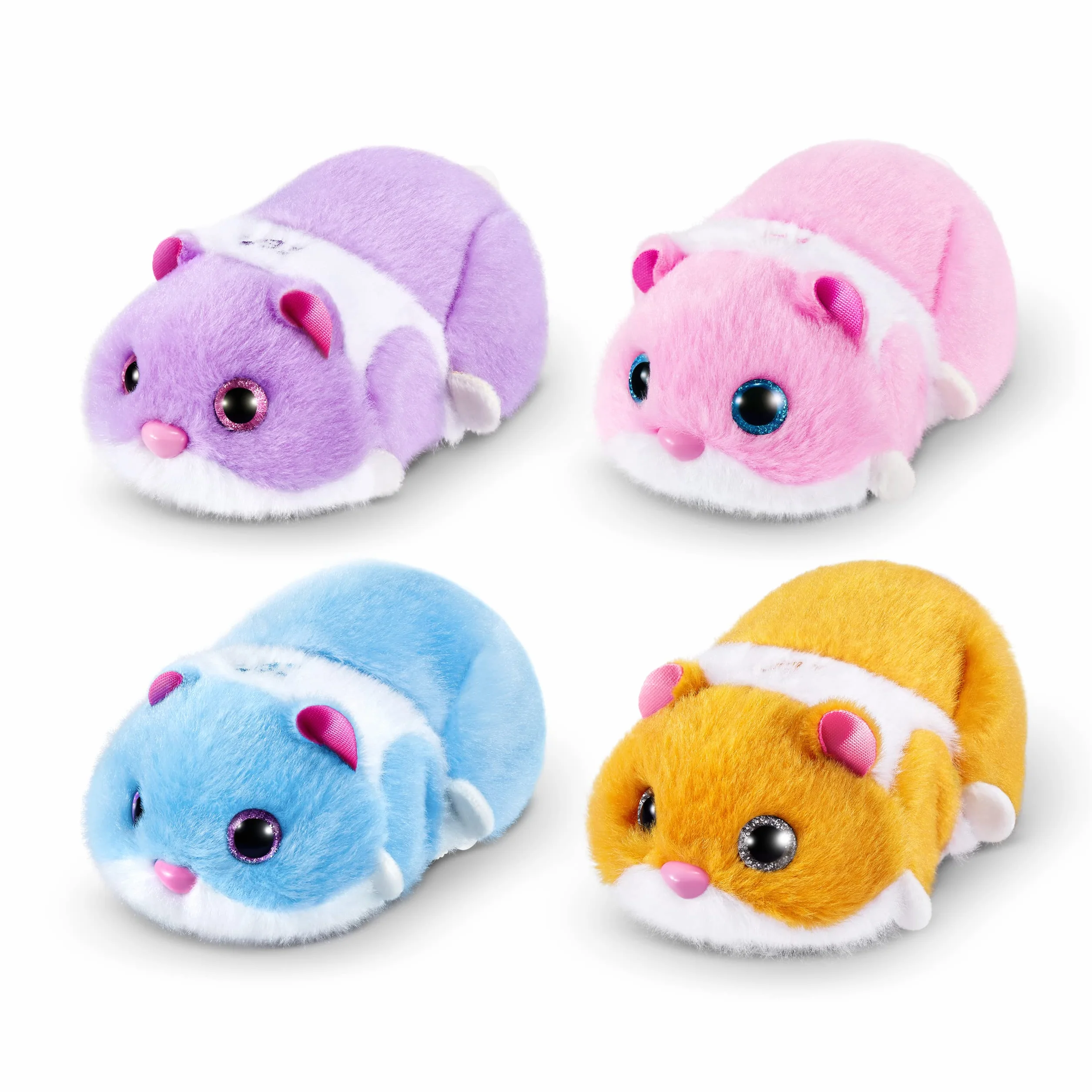 Pets Alive - Hamster Mania, różowy chomik, od ZURU, zwierzę domowe (różowy)