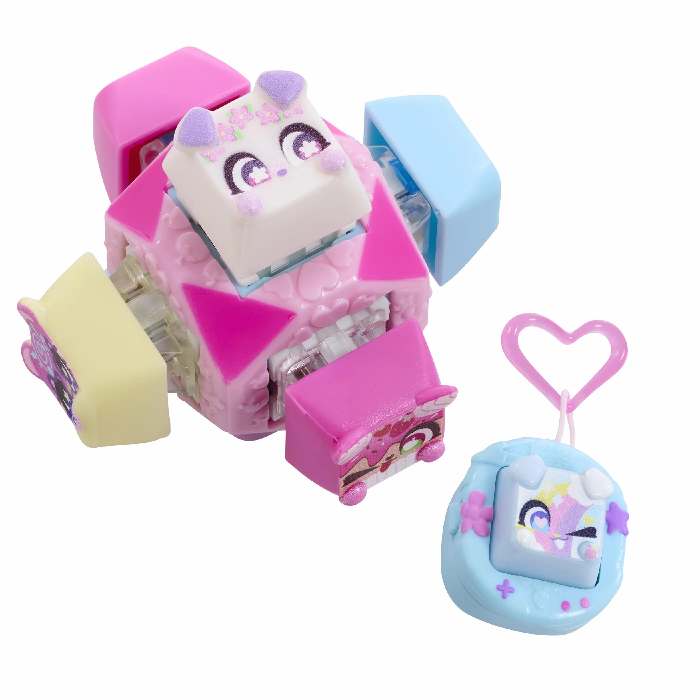 Clickeez: Clickee Cube | Zawiera 7 przedmiotów kolekcjonerskich z klawiaturą do kliknięcia! | 70 znaków do znalezienia, urocze motywy i rzadkie niespodzianki | Prezenty dla dziewcząt i przedmioty