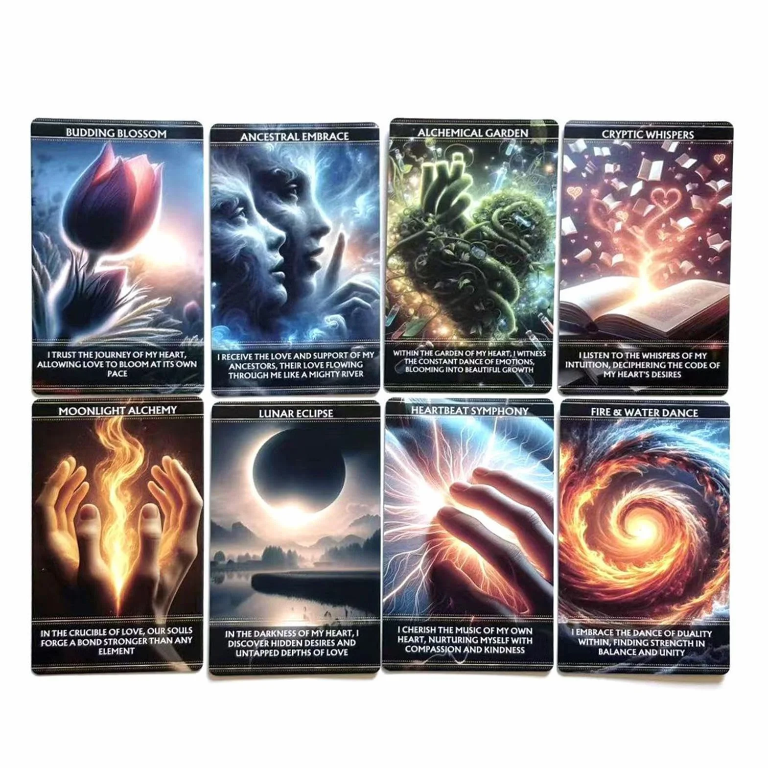 Tarot Cards 36 Sheet Portable Divination Deck for Beginners with Meanings