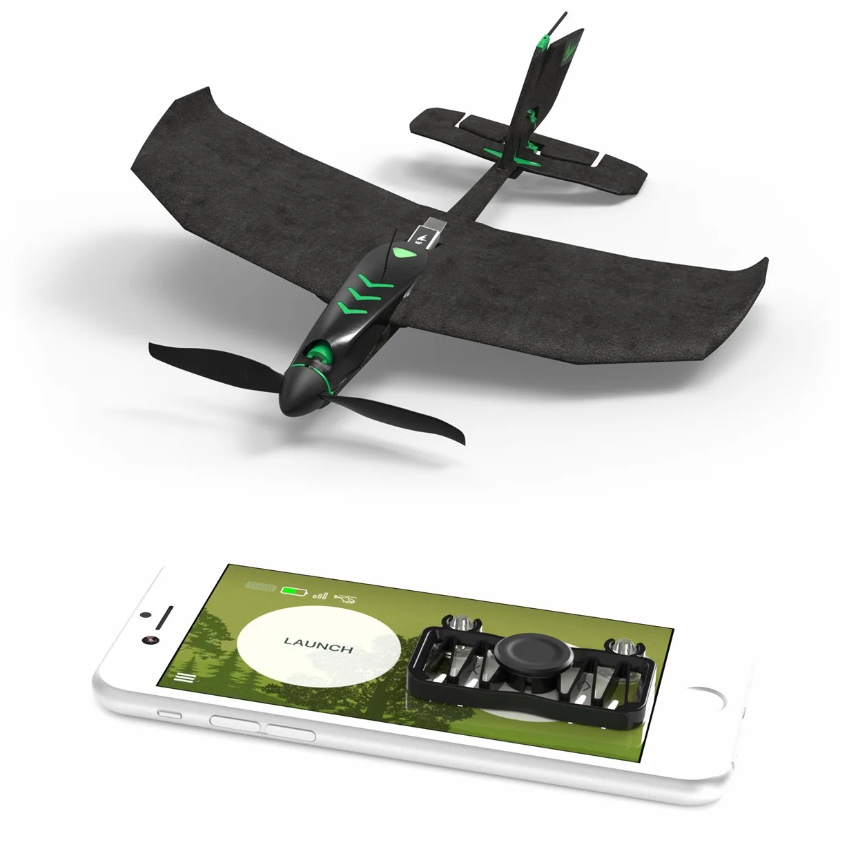 SmartPlane Pro: samolot kaskaderski sterowany za pomocą aplikacji na smartfon, zdalnie sterowany dron do systemów iOS i Android