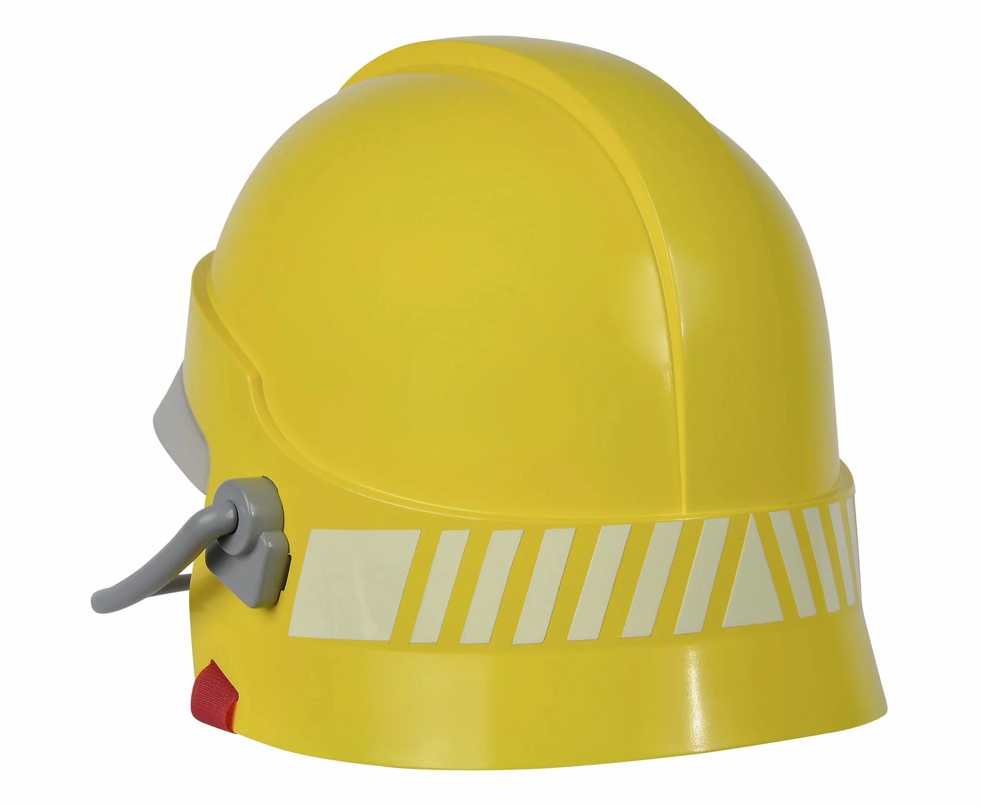 SIMBA 109252596 kask strażaka Sam, parasol i naklejka świecą w ciemności, z mikrofonem, wkładkami piankowymi wewnątrz, od 3 lat, czerwony