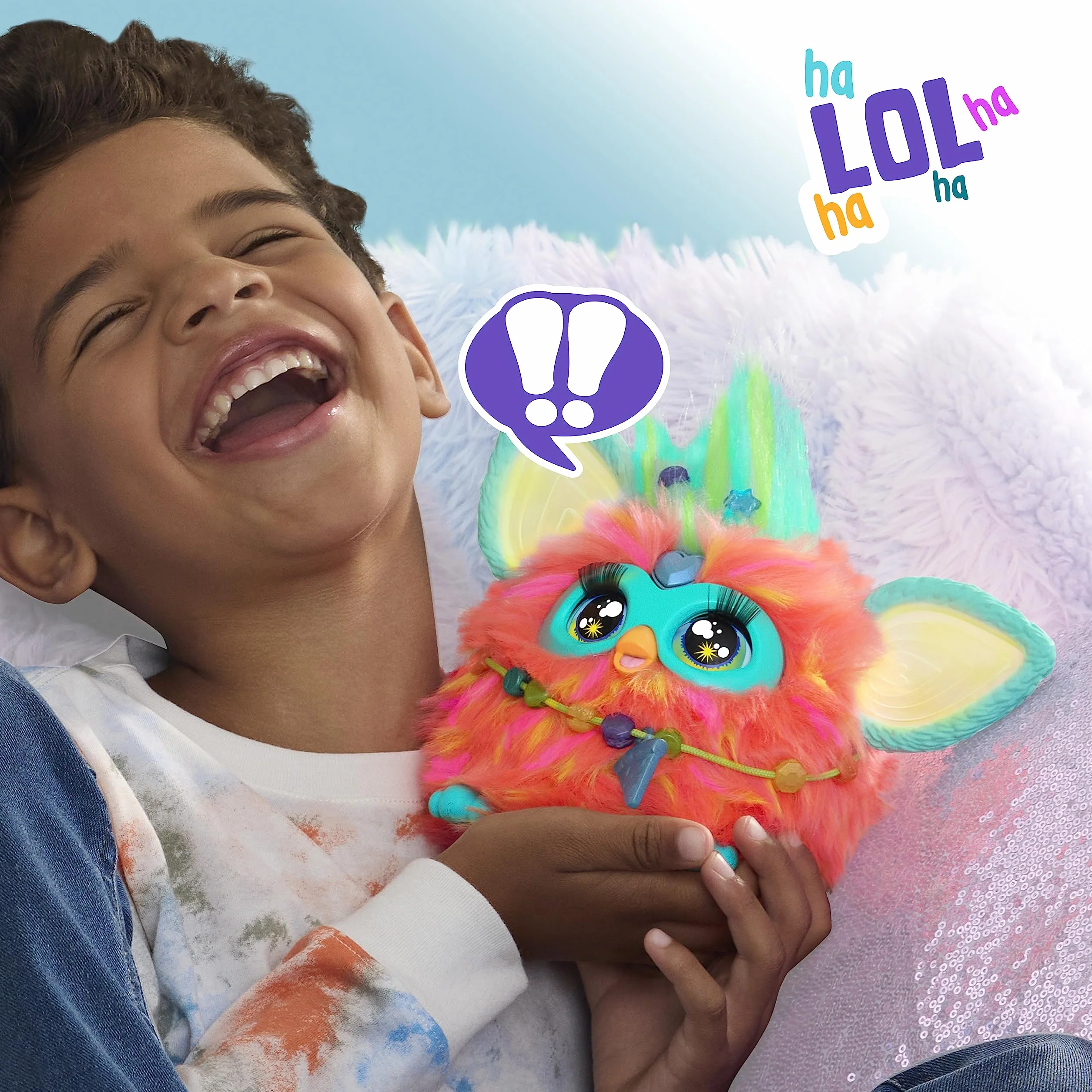 Hasbro Furby Zabawka interaktywna (pomarańczowa) - wersja niemiecka