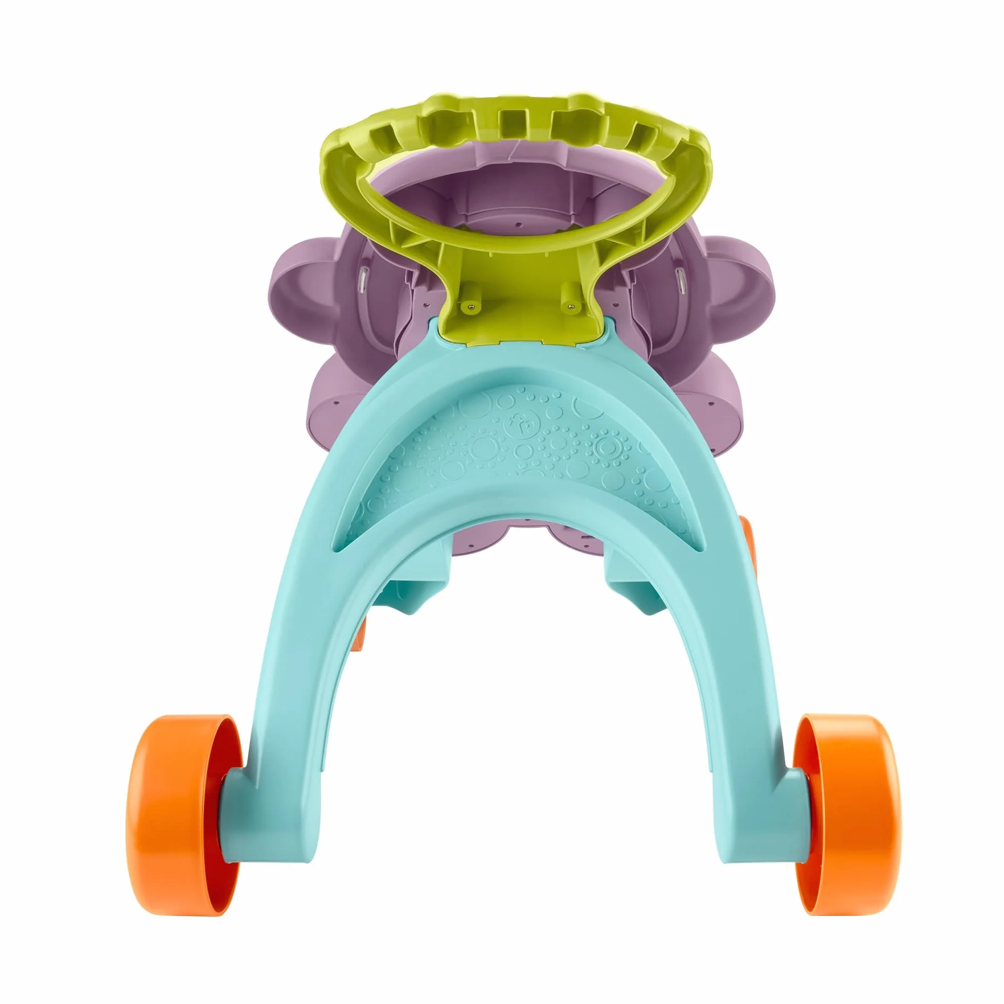 Fisher-Price Fioletowa Małpka Interaktywny Chodzik-Pchacz Muzyka, światełka i elementy aktywizujące, interaktywna zabawka dla dzieci od 6 miesiąca życia, JGW90