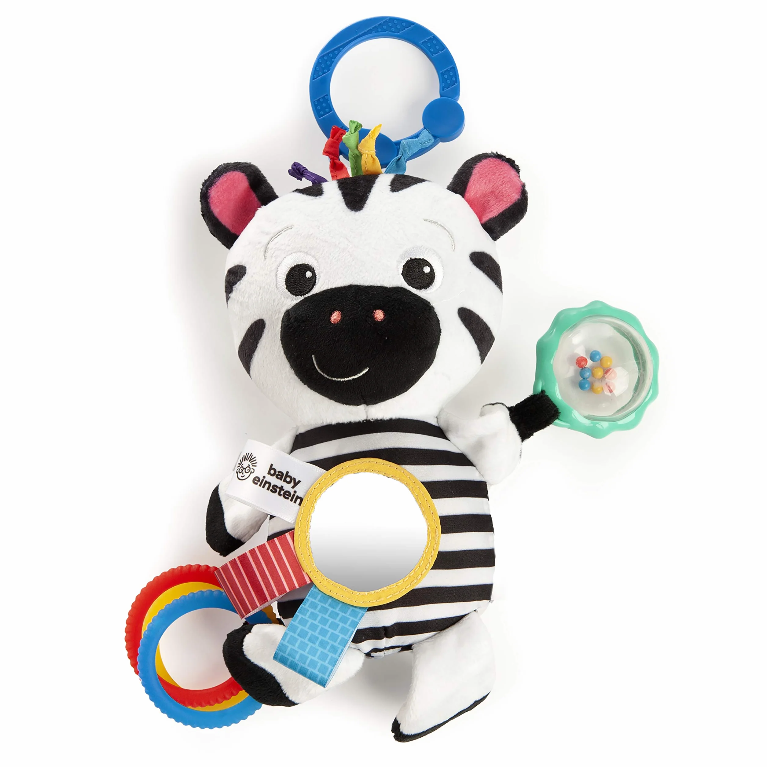 Baby Einstein Zen's Sensory Play pluszowy wózek aktywność zabawka dla niemowląt, wiek noworodek +