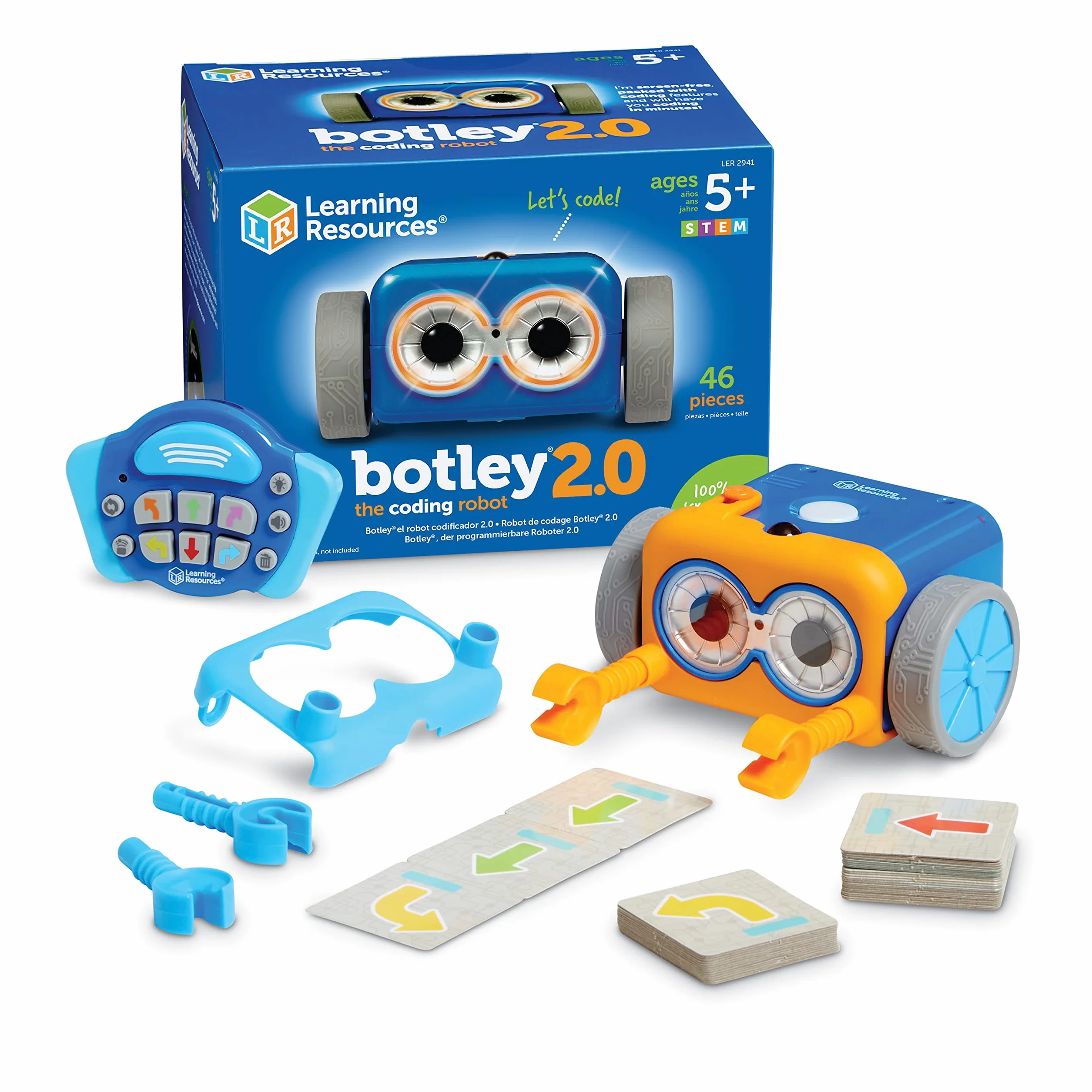Learning Resources Botley 2.0 The Kodowanie Robot 46-Kawałek Zestaw