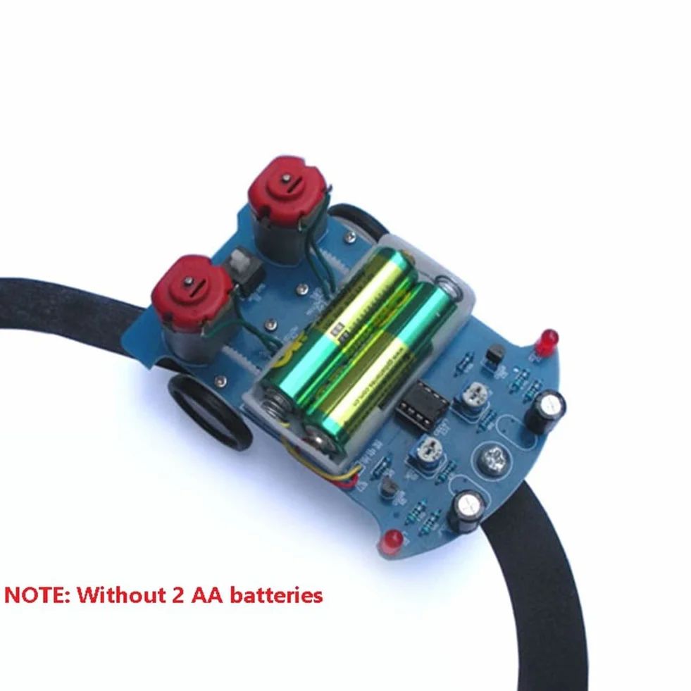 ISTOVO 1 zestaw do lutowania ćwiczeń, zestaw do nauki elektroniki Smart Car Project Kits Track Following RCar DIY DIY Electronic Kit DIY Electronic Kit