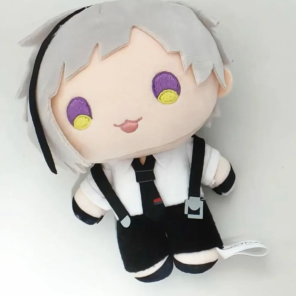 Zhongkaihua 20 cm Dazai Osamu pluszowa poduszka wisiorek Deocr Dazai Osamu figurka pluszowa anime PP bawełniana torba samochodowa torba domowa brelok dekoracja prezent dla fanów