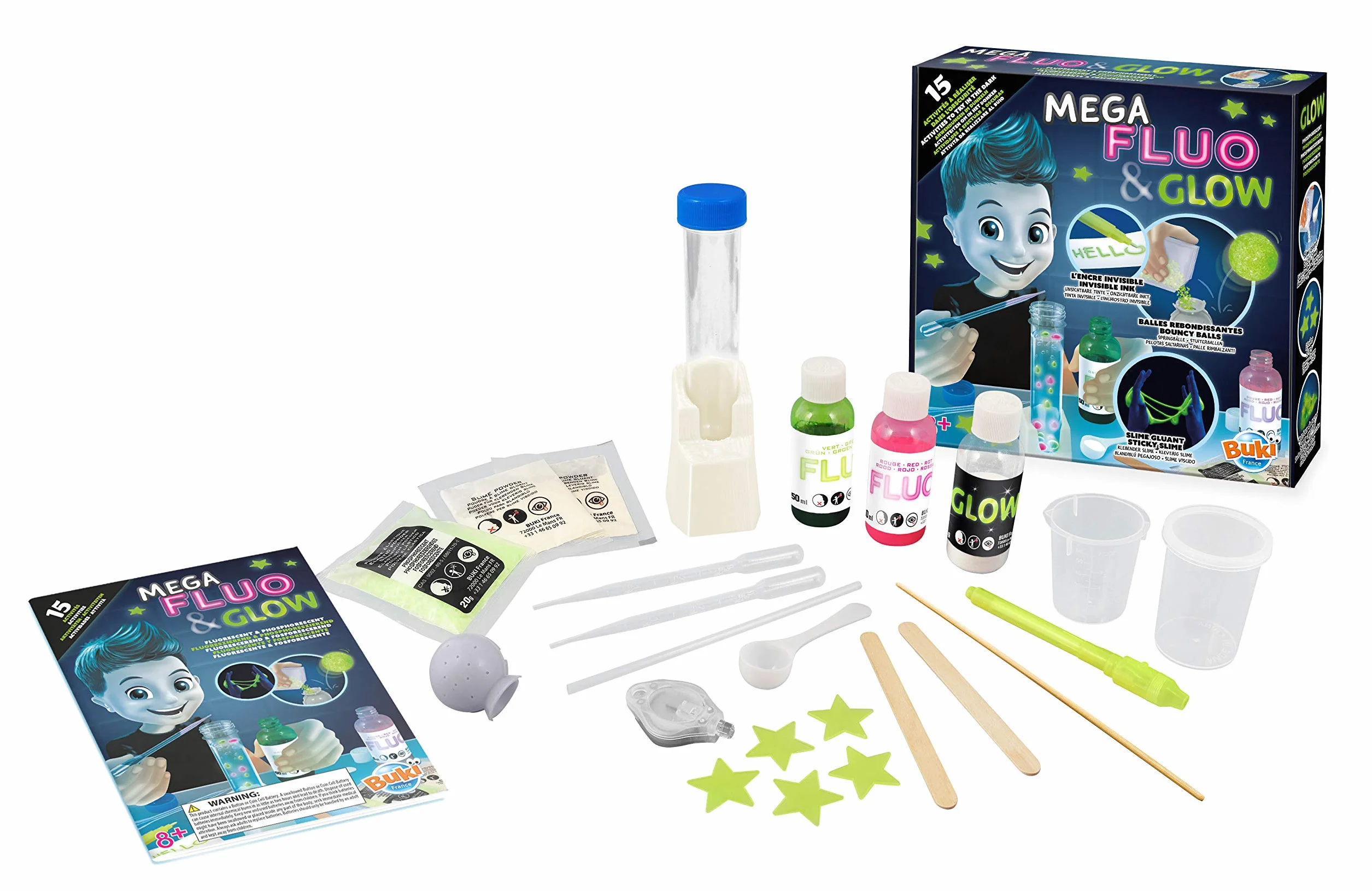 BUKI France 2162 Mega Glow & Fluo