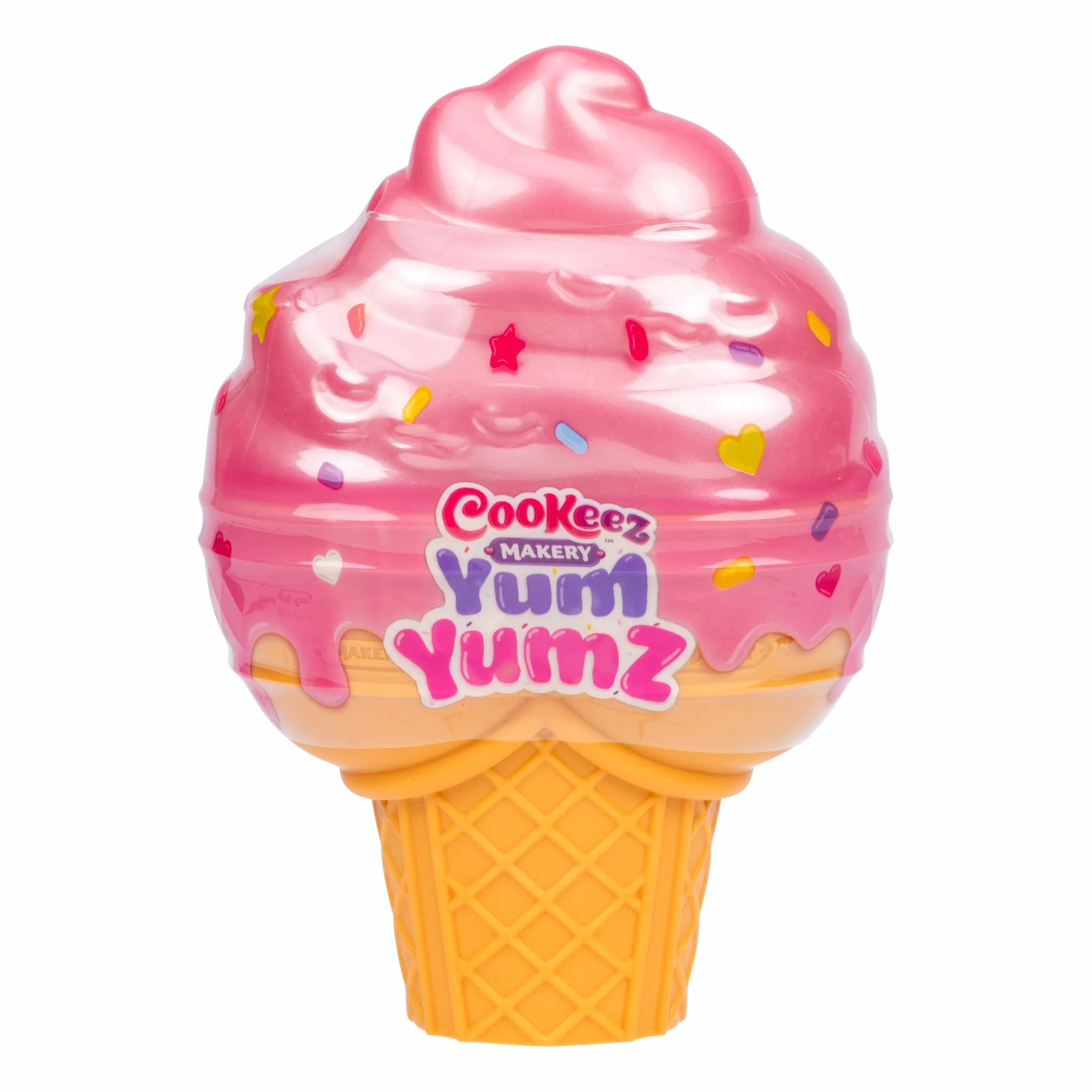 Cookeez Makery Yum Yumz Twin Pack, pełen zabawy i pełen mniamu! Dodaj składniki i odkryj 2 super urocze pachnące pluszowe zwierzaki w rożku do lodów, które możesz spersonalizować, ponad 30 do zebrania