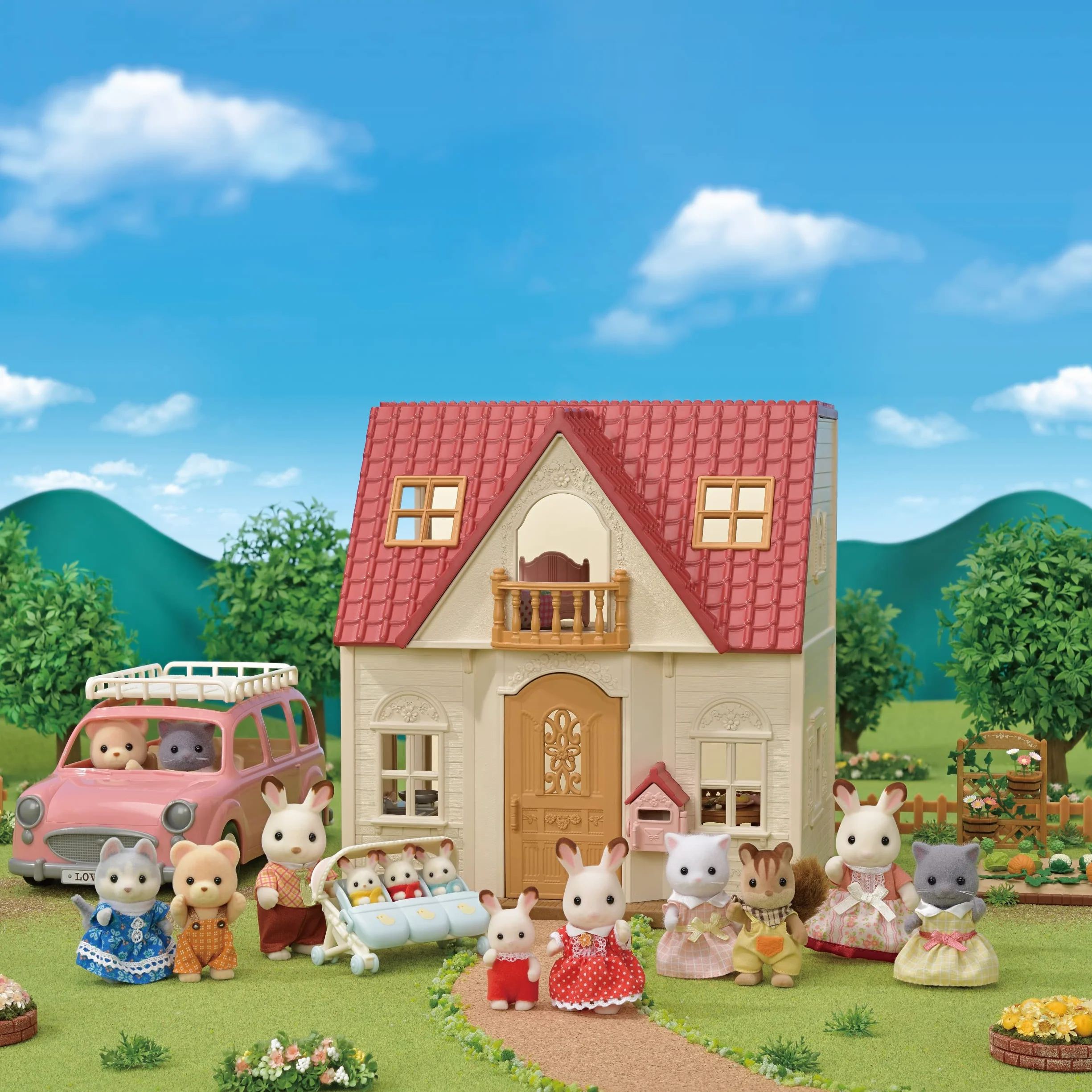 Sylvanian Families 5567 Starter Haus NOWOŚĆ, Multicolore