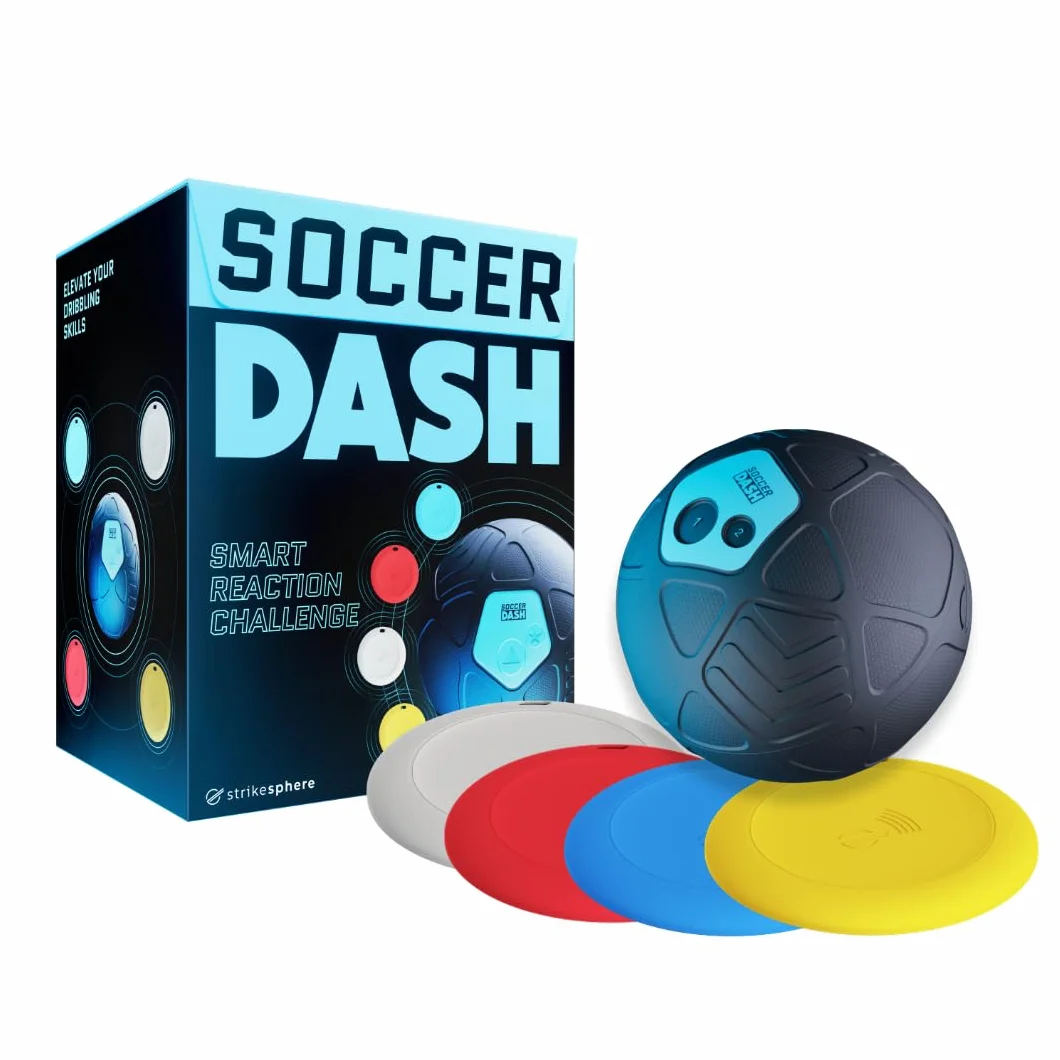 Soccer Dash – Twój partner treningowy dla większej siły dryblingu, szybszej reakcji i doskonałej kontroli nad piłką. Z technologią AI dla stałego postępu – samodzielnie lub w zespole.